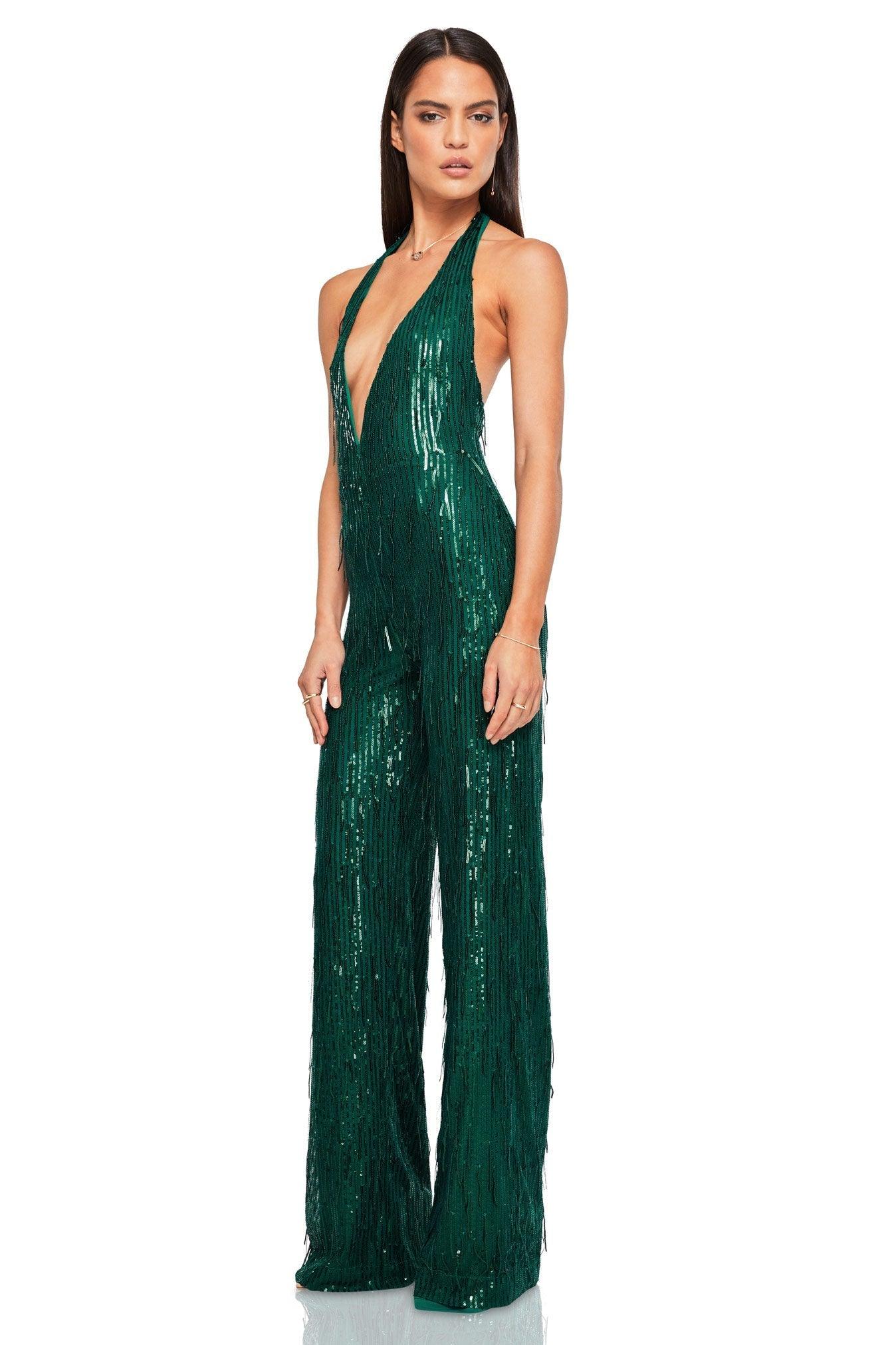 Nookie Karma Jumpsuit - Green - Image 3