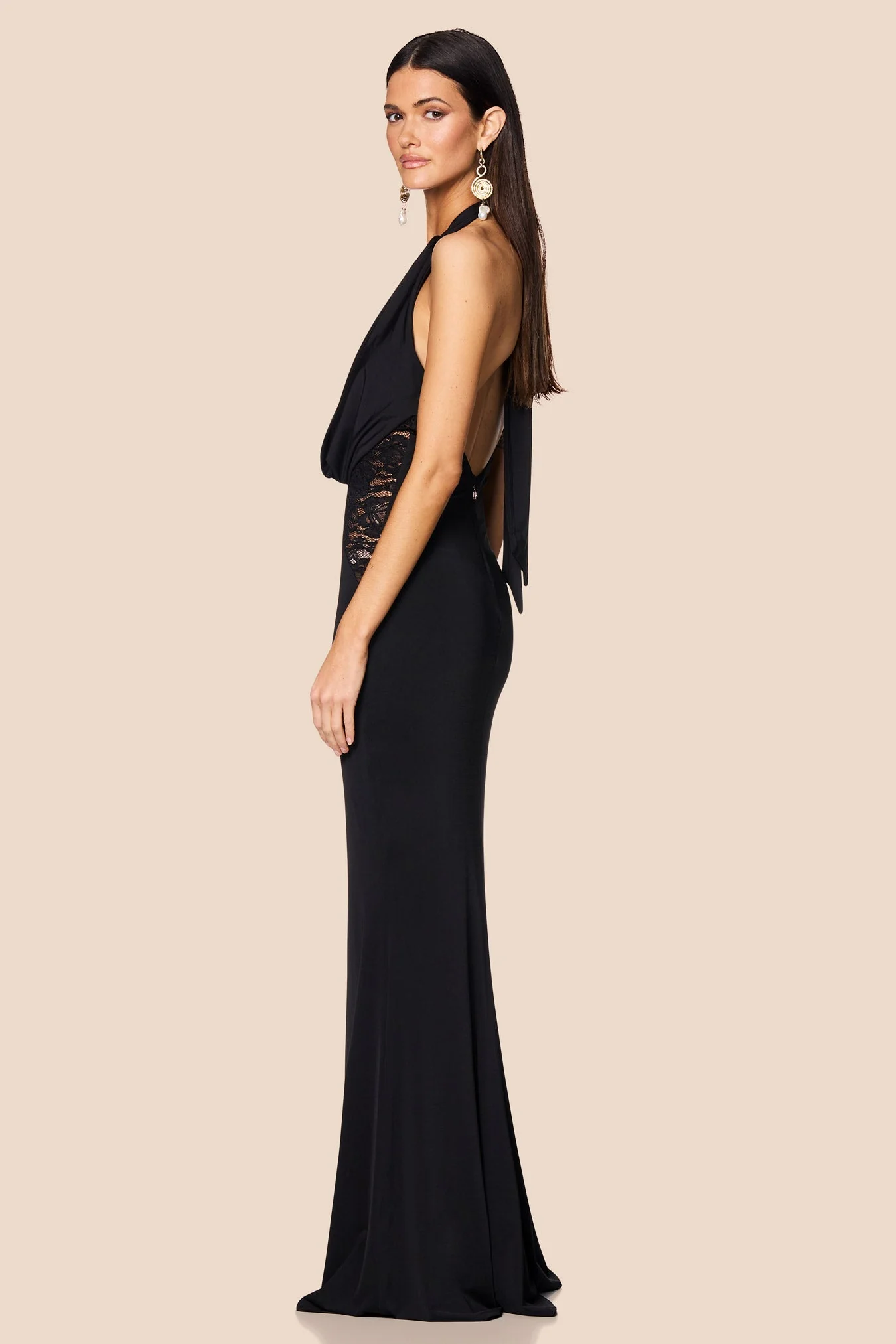 Nookie Lala Gown - Black - Image 2