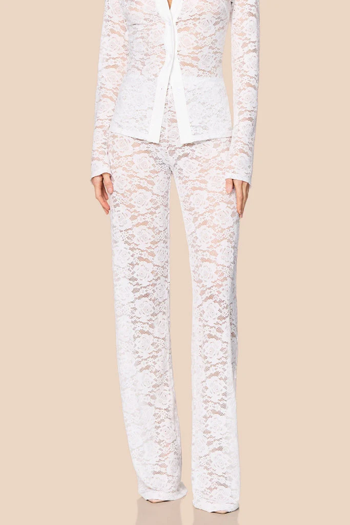 Nookie Lala Pants - White - Image 2