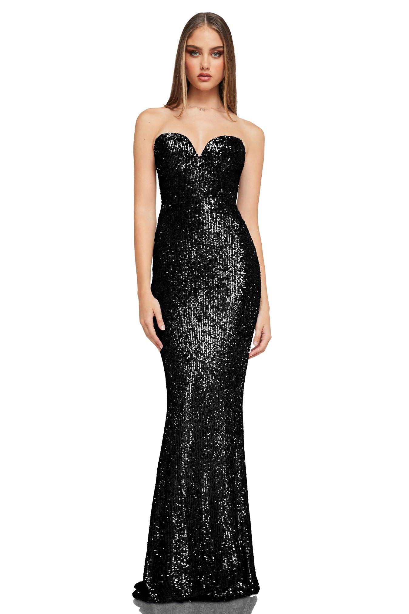 Nookie Lumiere Gown - Black - Image 6