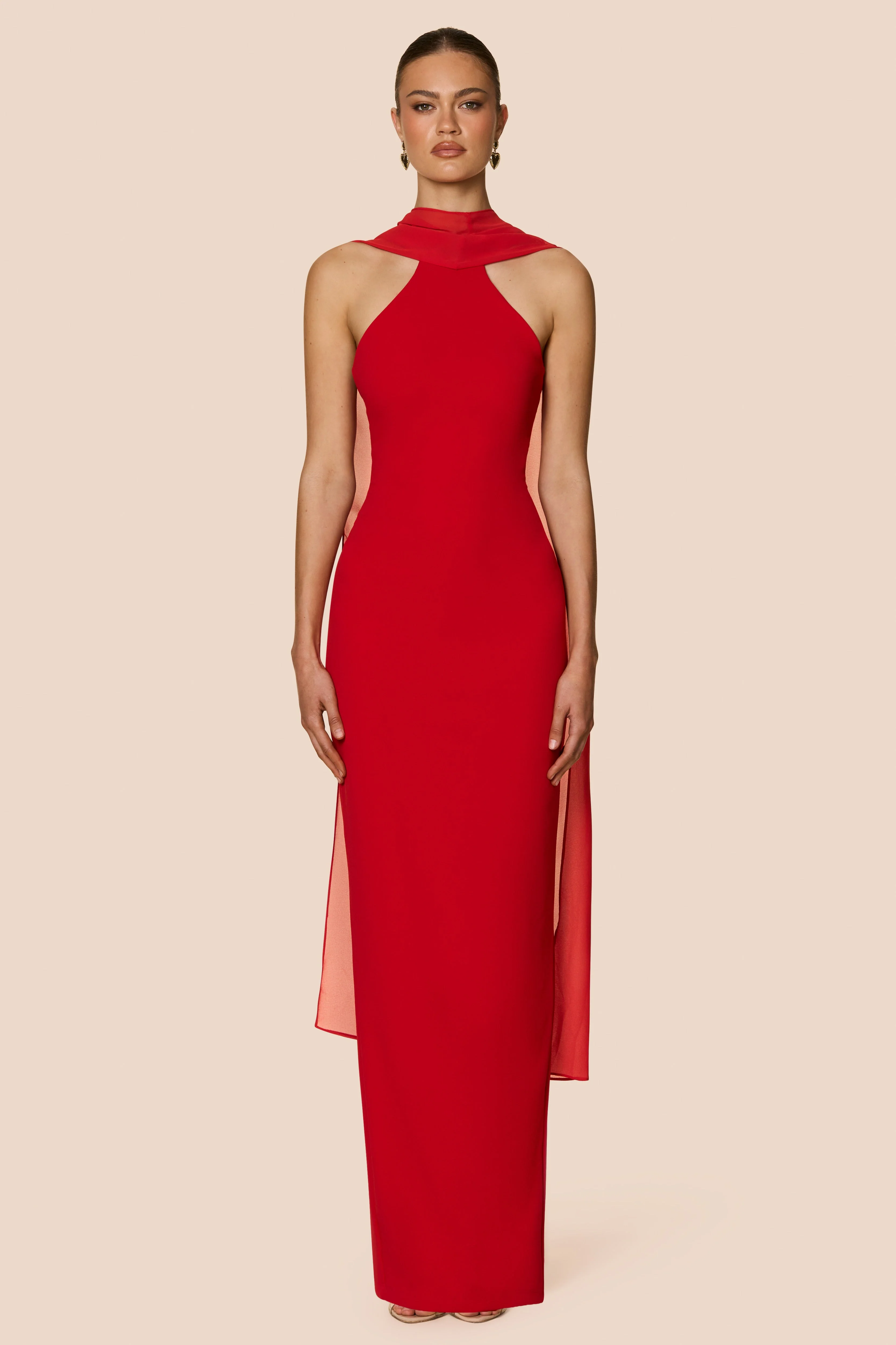 Nookie Martini Gown - Red - Image 2