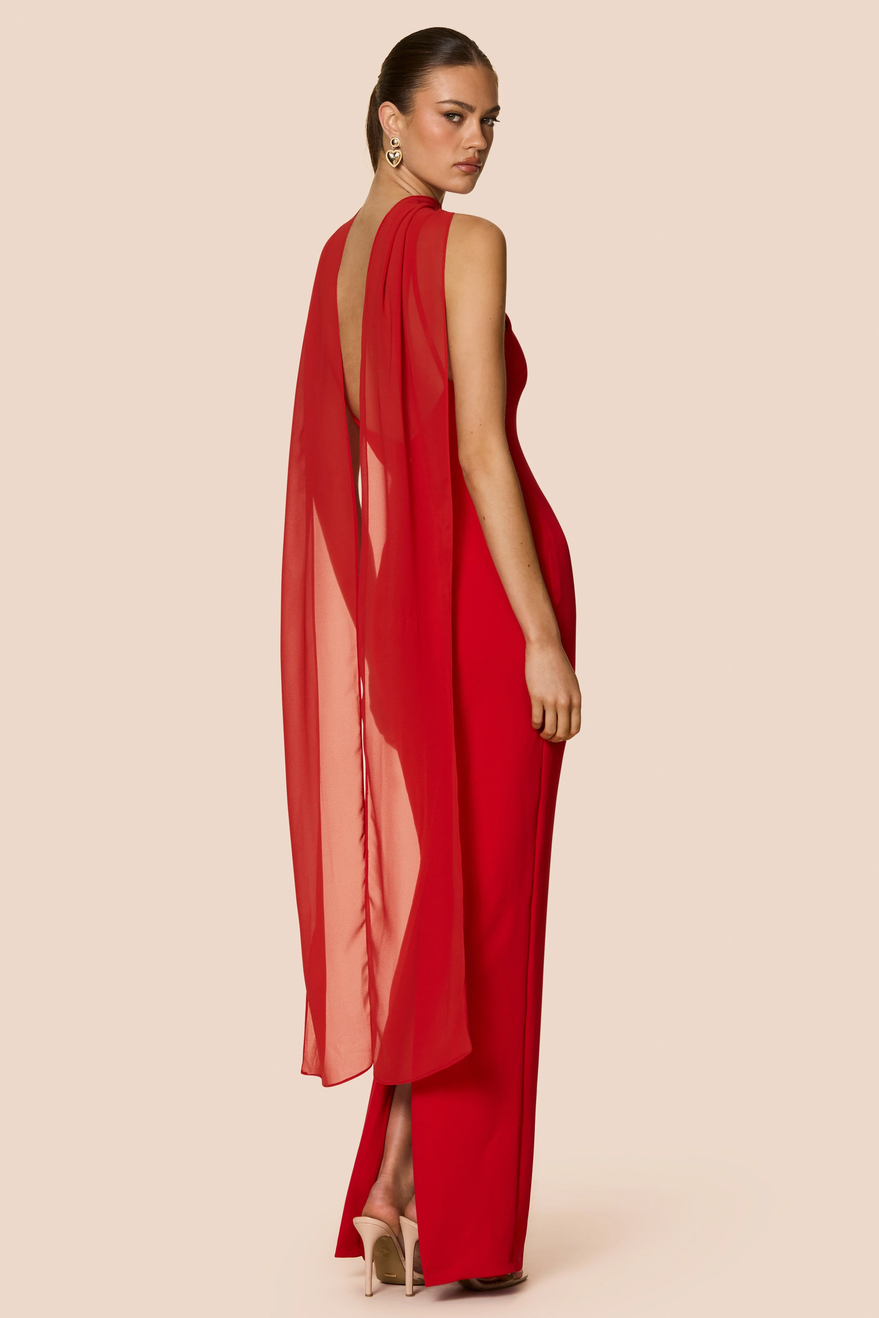 Nookie Martini Gown - Red - Image 3
