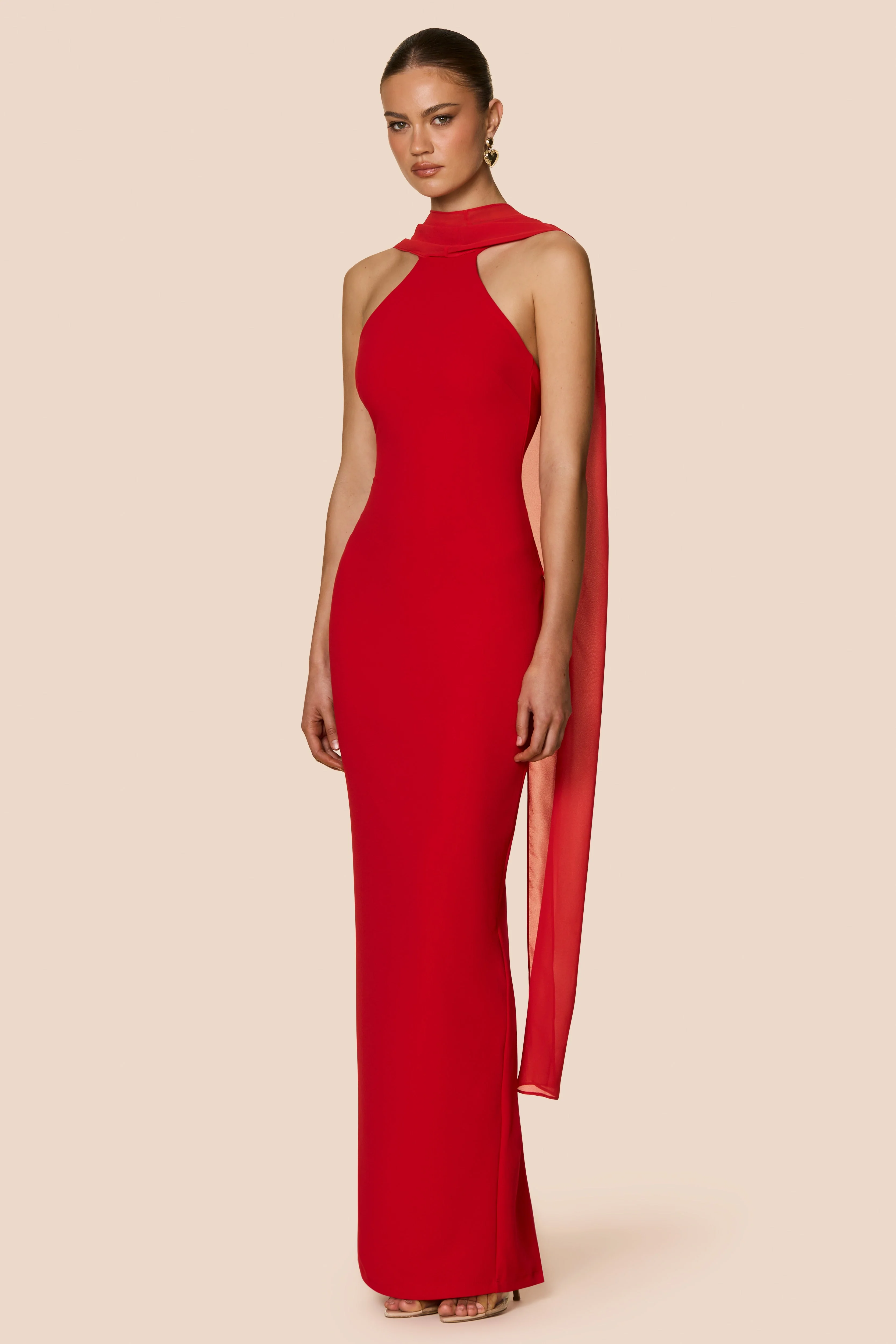 Nookie Martini Gown - Red - Image 4