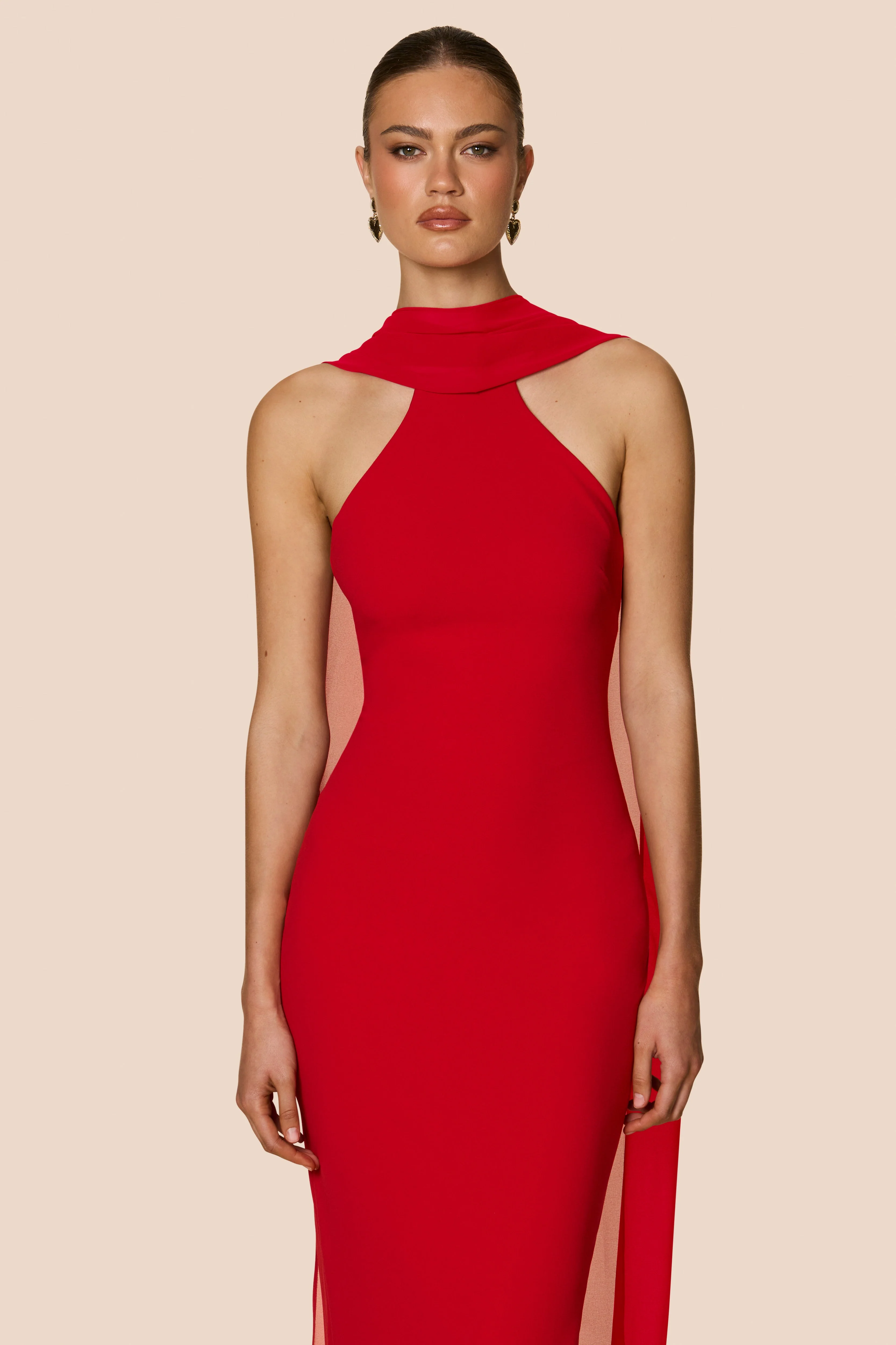Nookie Martini Gown - Red - Image 5