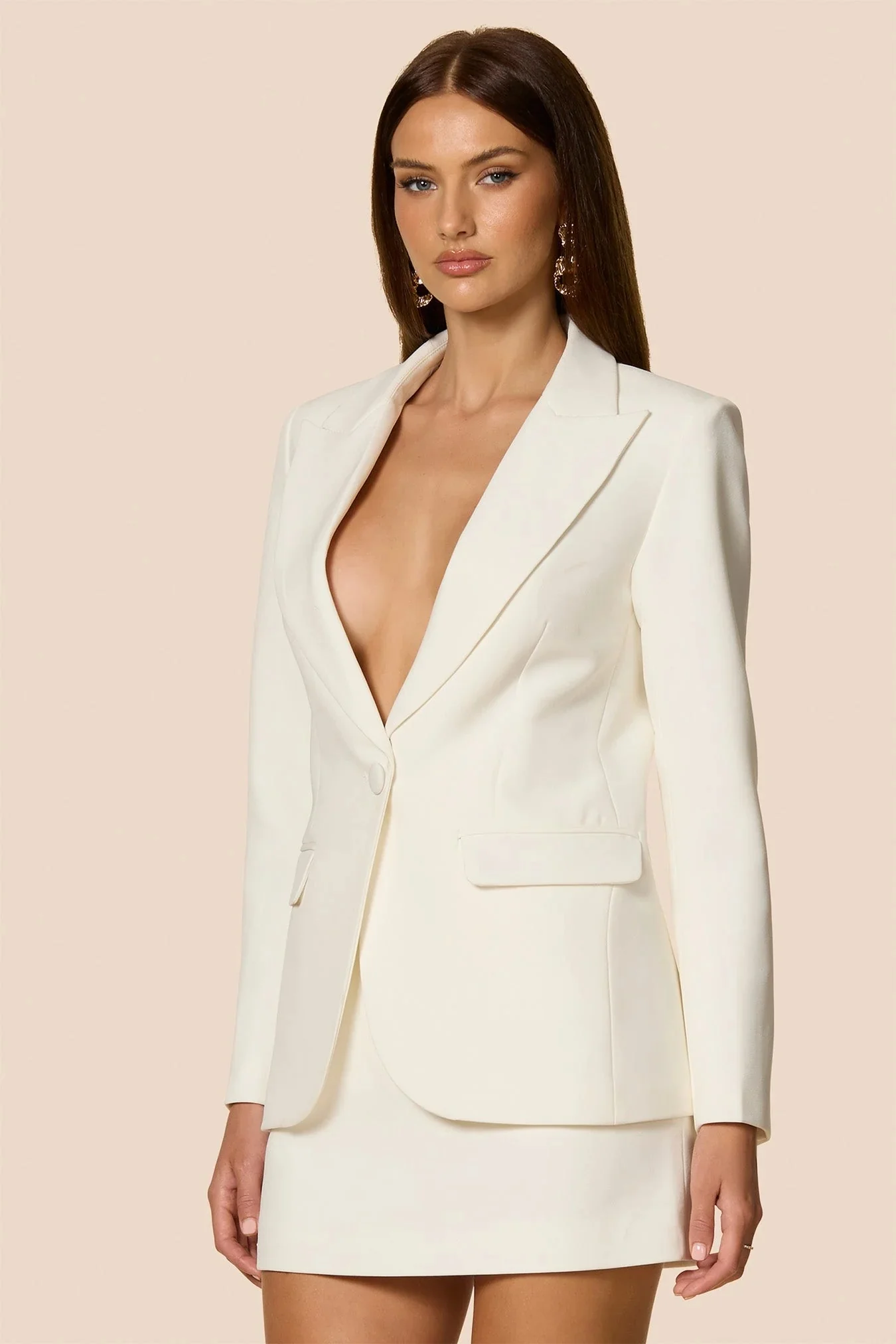 Nookie Monde Blazer - Ivory - Image 4