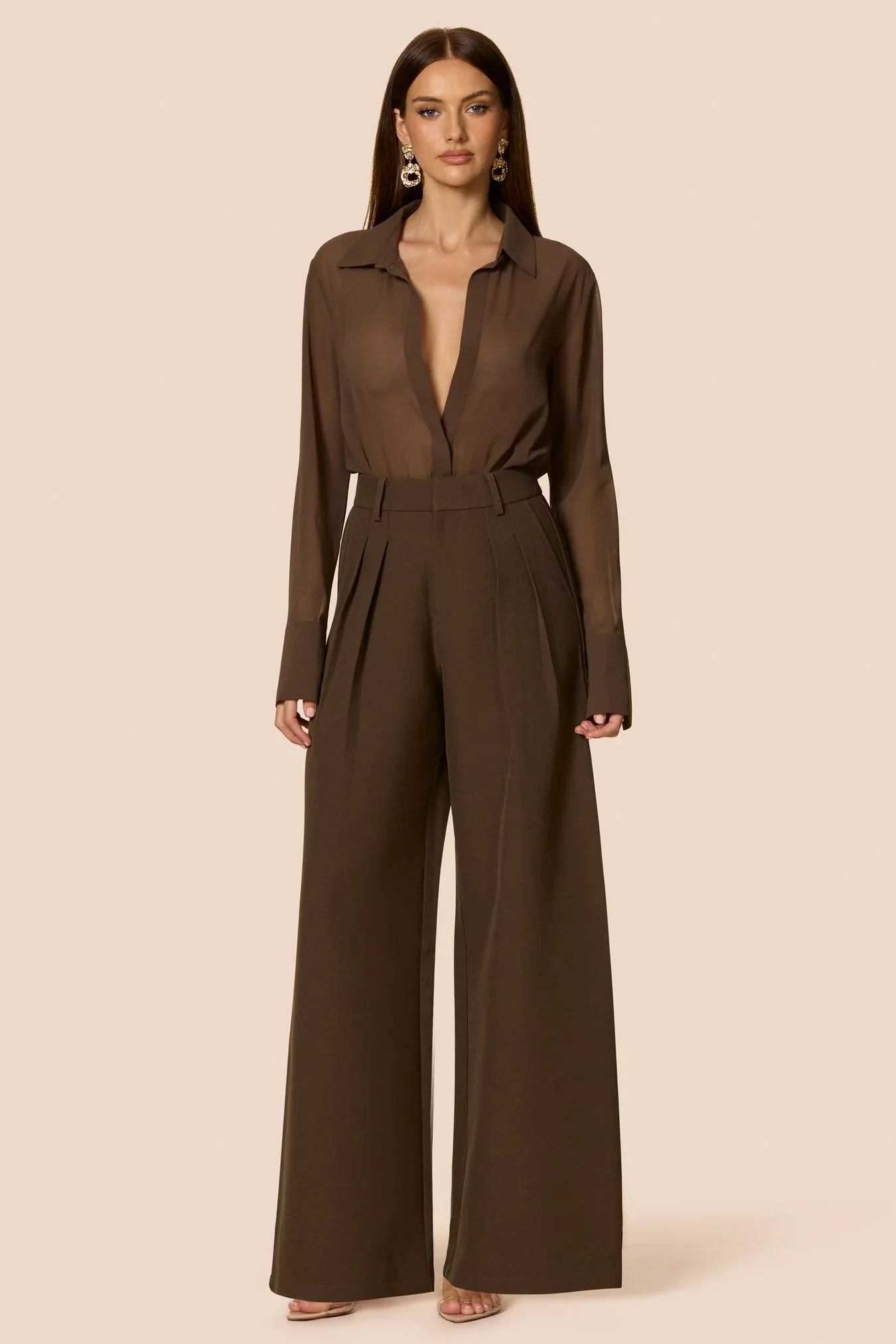 Nookie Monde Pants - Chocolate - Image 3