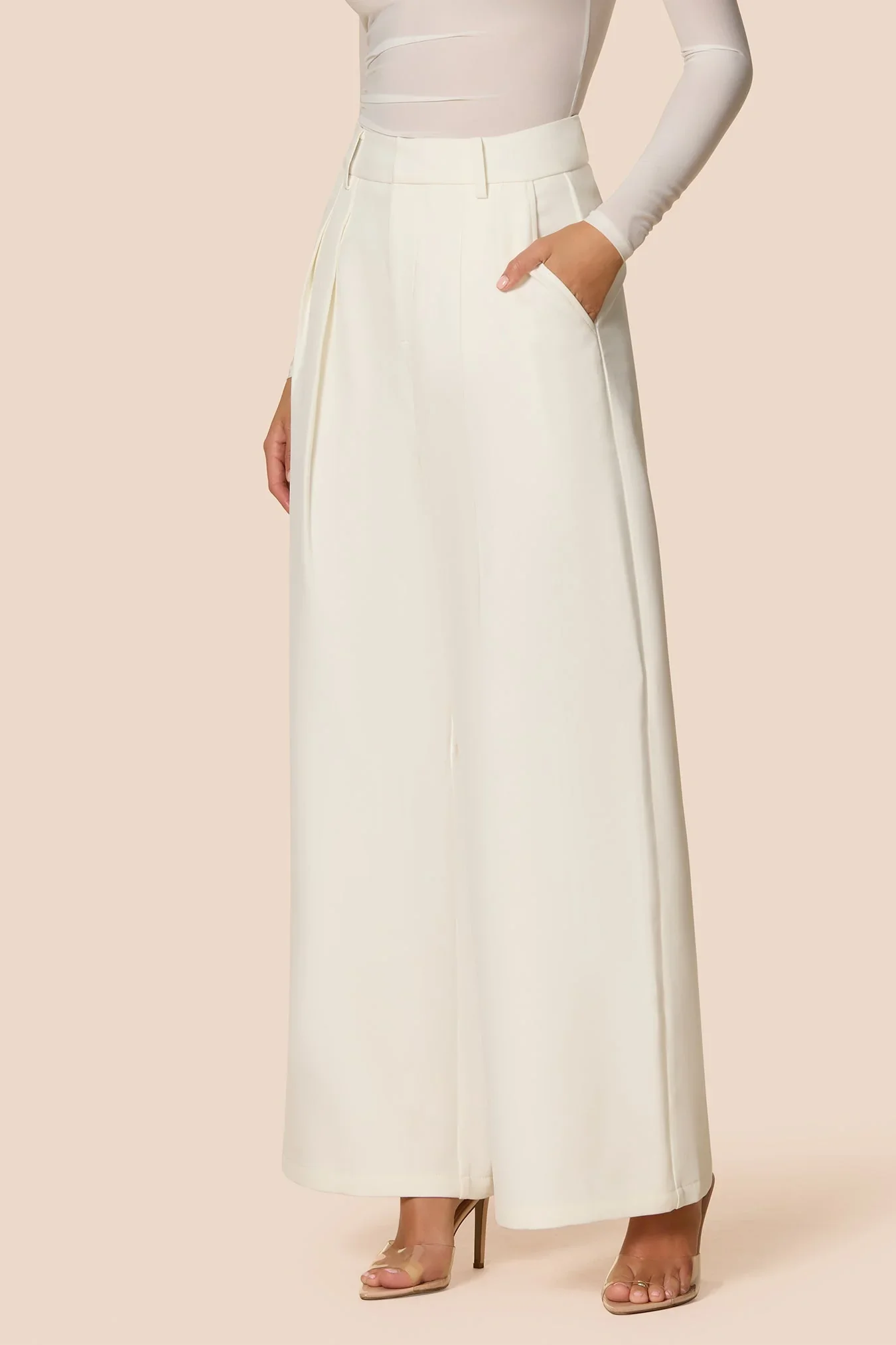 Nookie Monde Pants - Ivory - Image 5