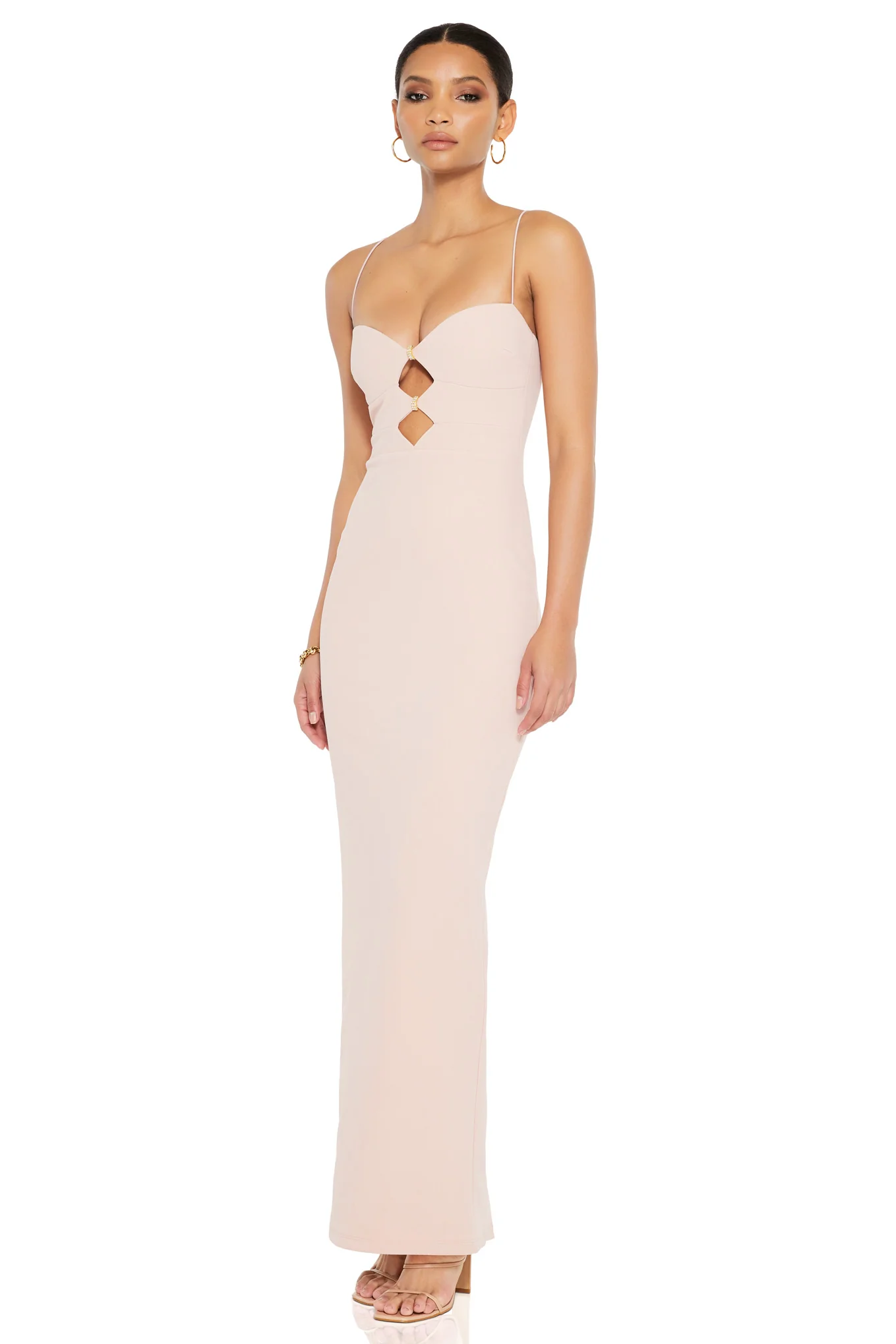 Nookie Muse Maxi Dress - Nude - Image 3