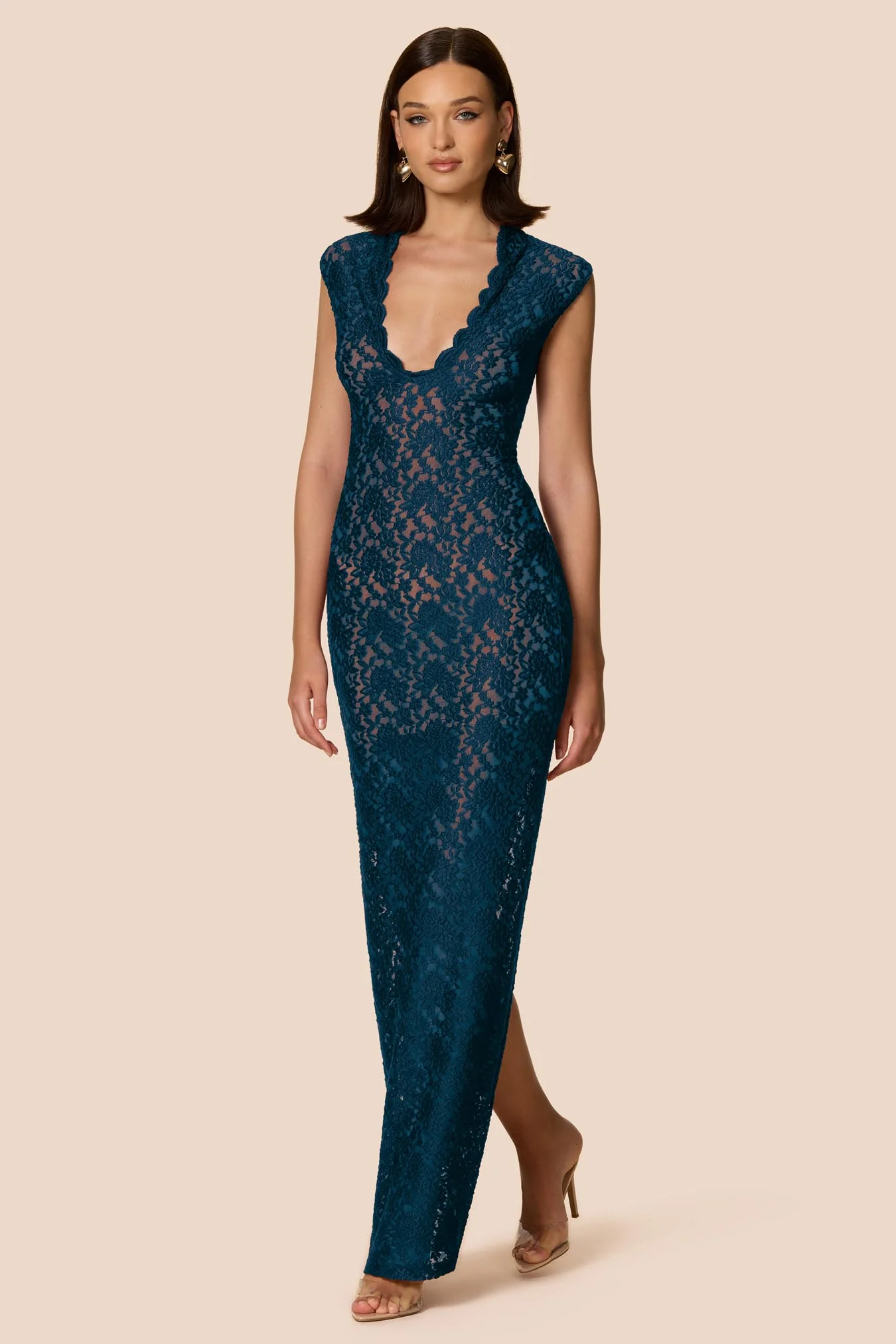 Nookie Mystique Maxi Dress - Blue - Image 4