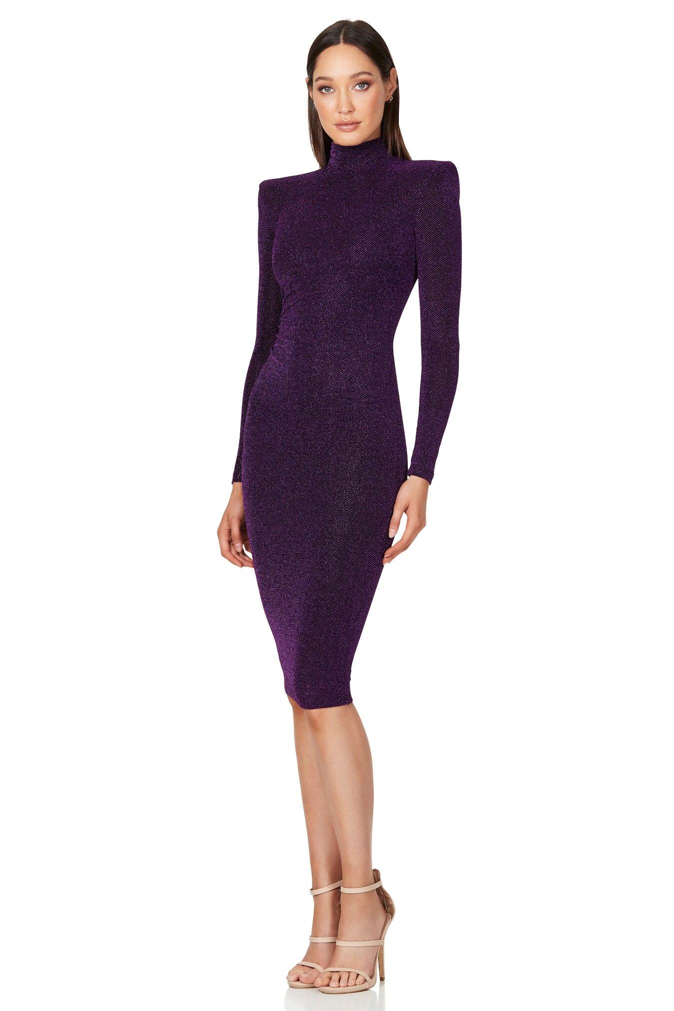 Nookie Nova Midi Dress - Purple - Image 3