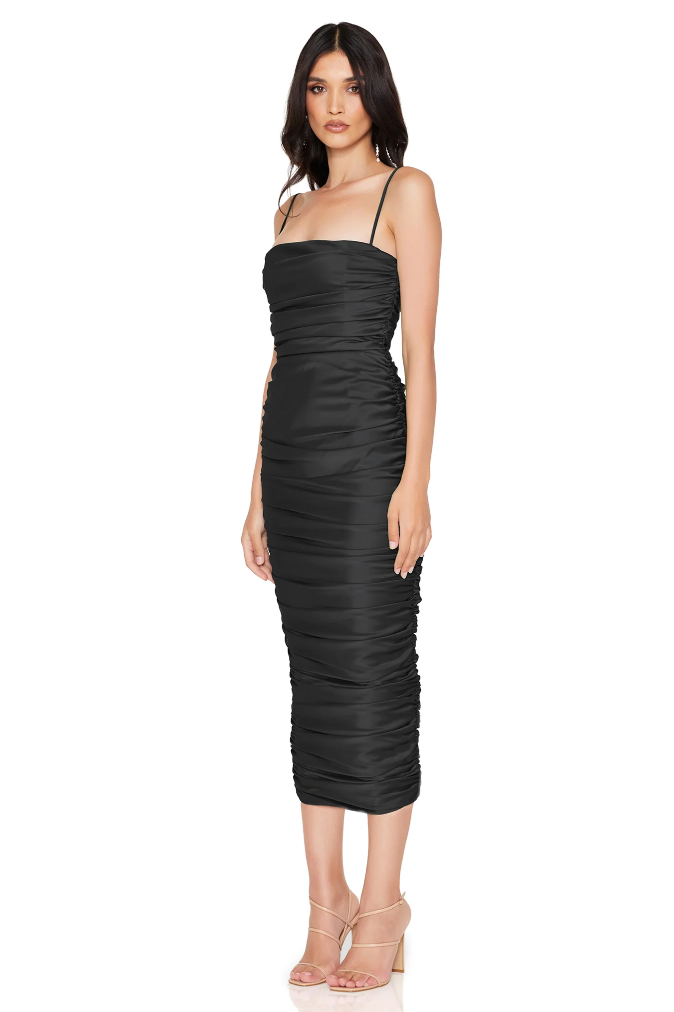 Nookie Pallisade Midi Dress - Black - Image 3