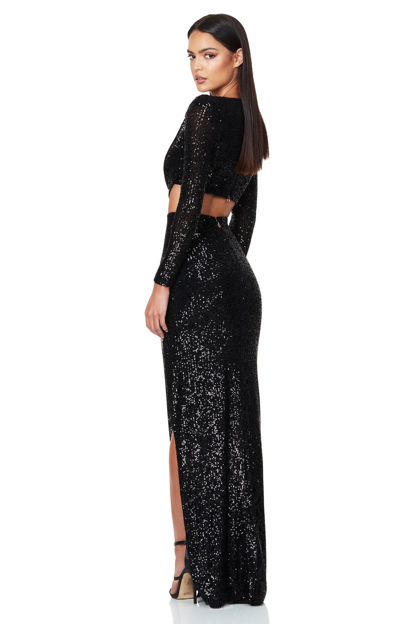 Nookie Pandora Long Sleeve Crop - Black - Image 6
