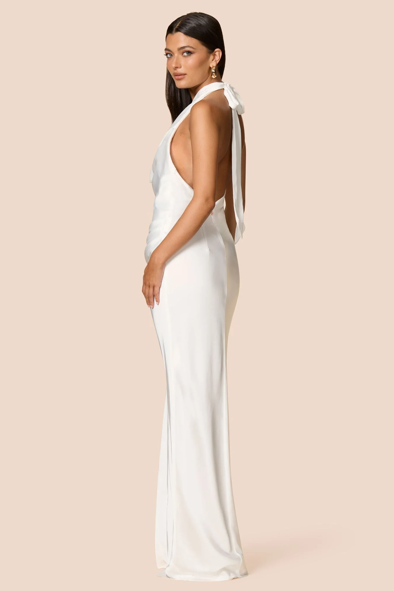 Nookie Penelope Drape Gown -  Ivory - Image 2