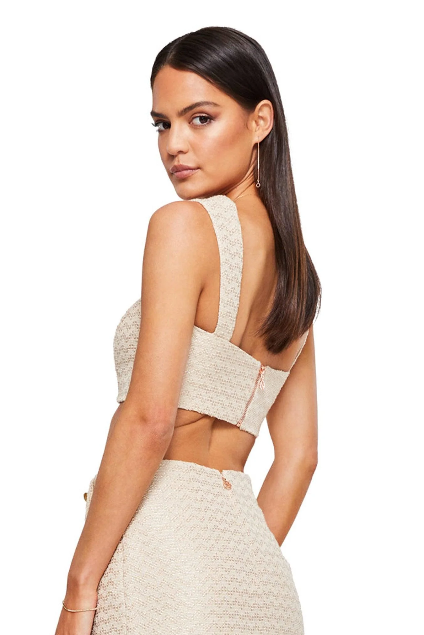 Nookie Queen Crop - Nude - Image 4