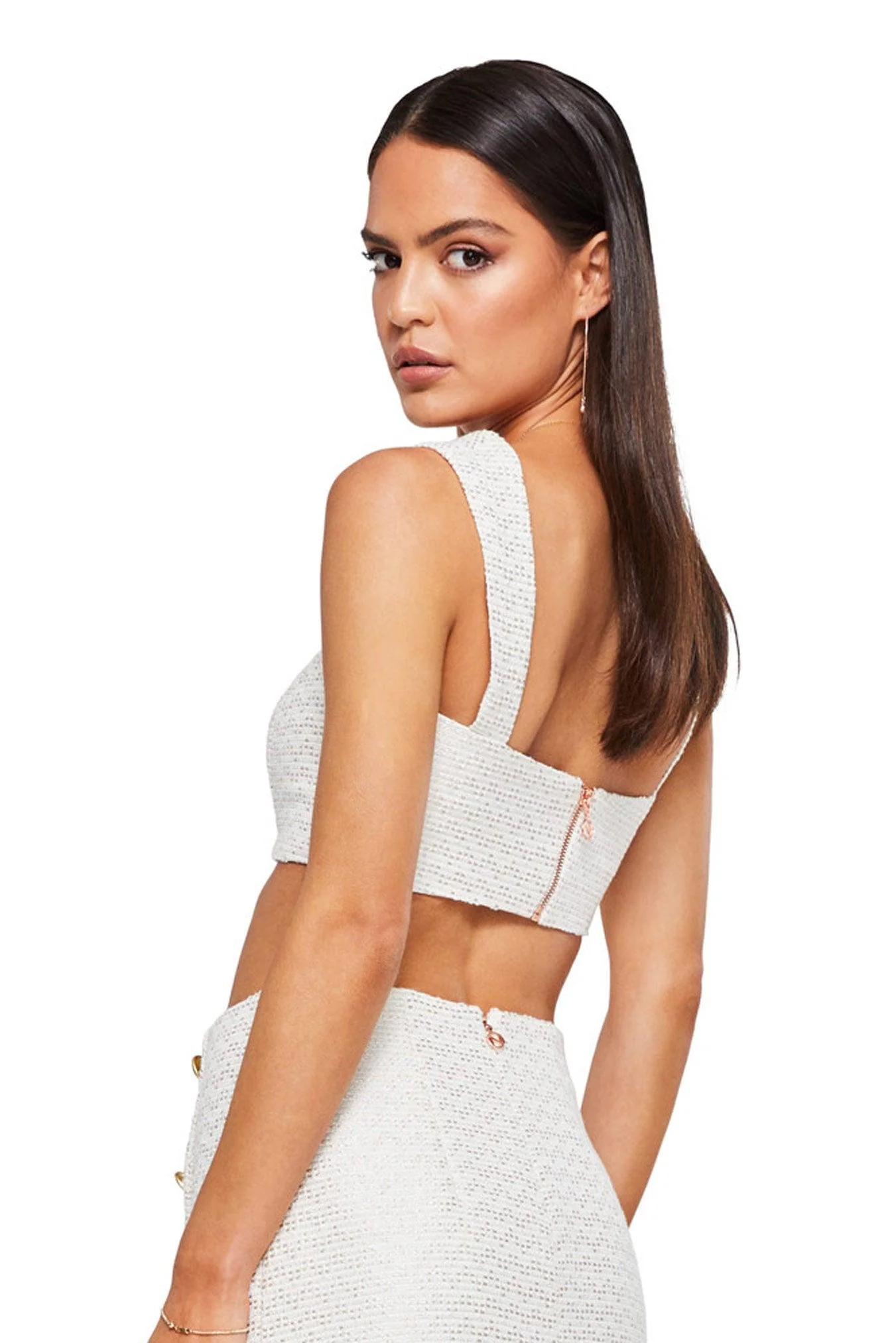 Nookie Queen Crop - White - Image 2