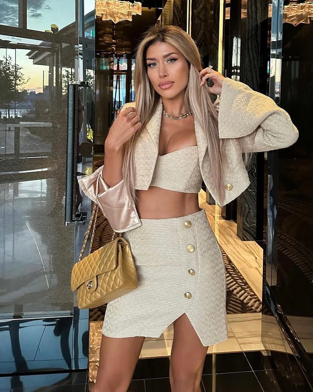 Nookie Queen Jacket - Nude - Image 2