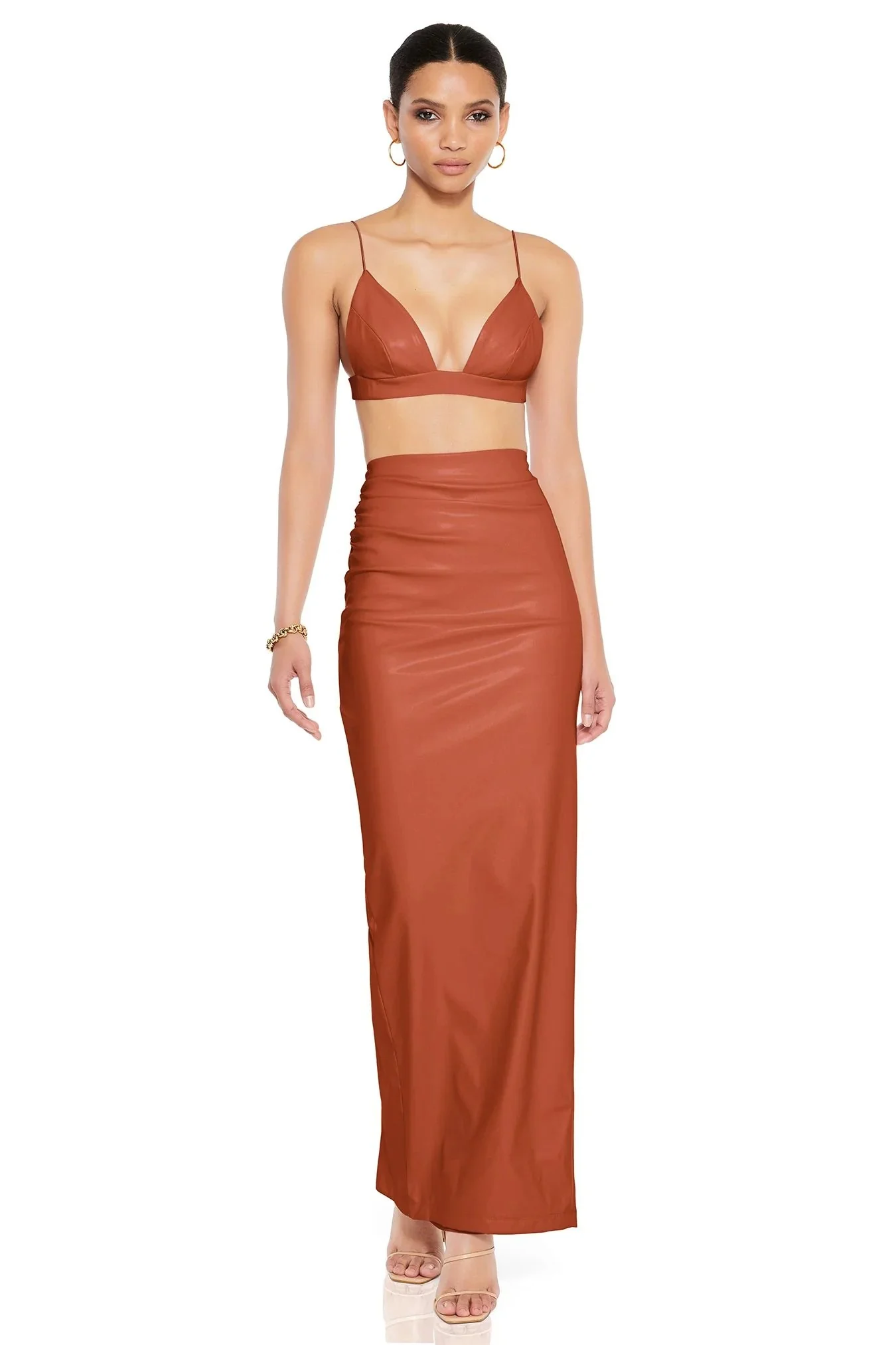 Nookie Rebel Crop - Tan - Image 3