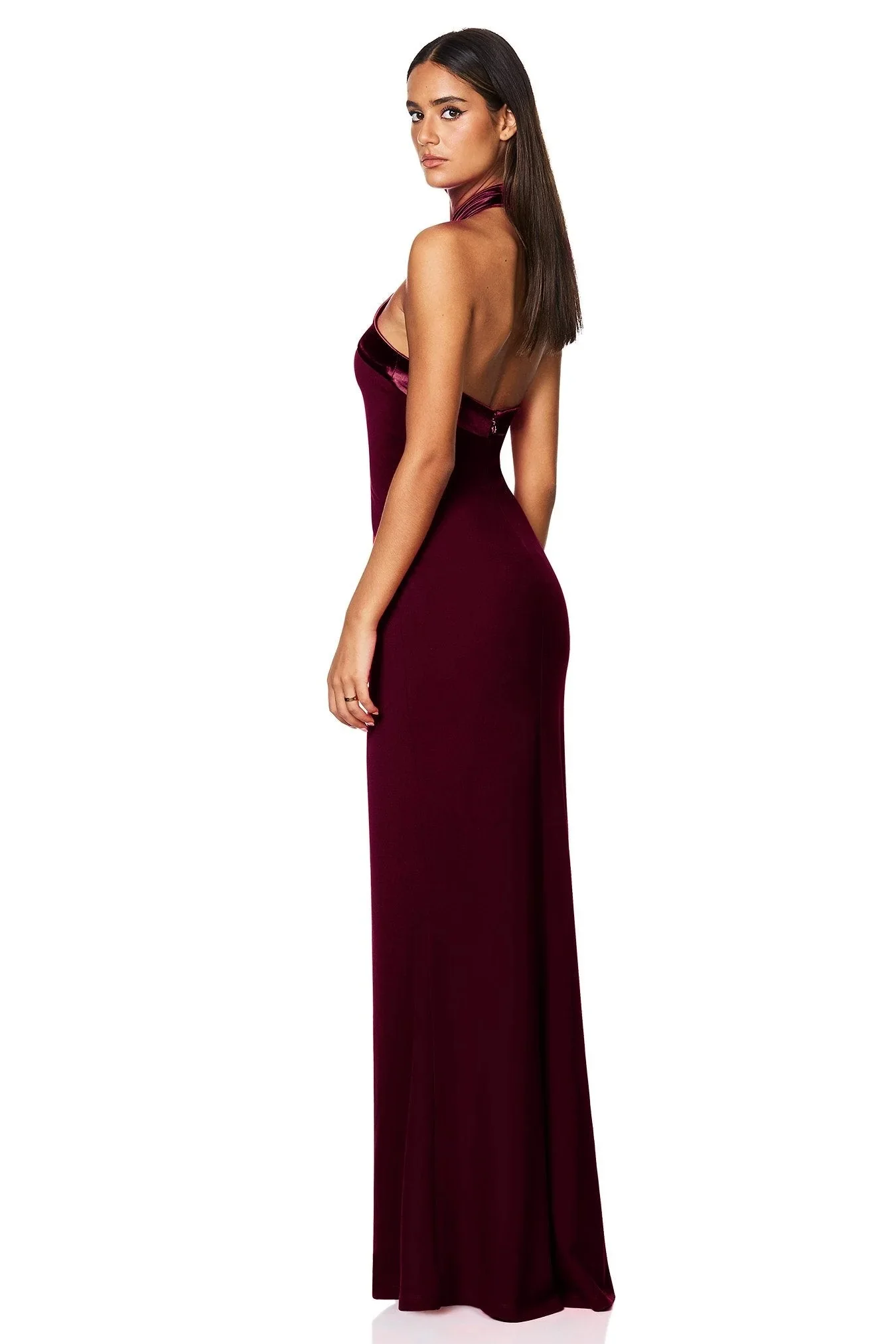 Nookie Renaissance Gown - Wine - Image 2