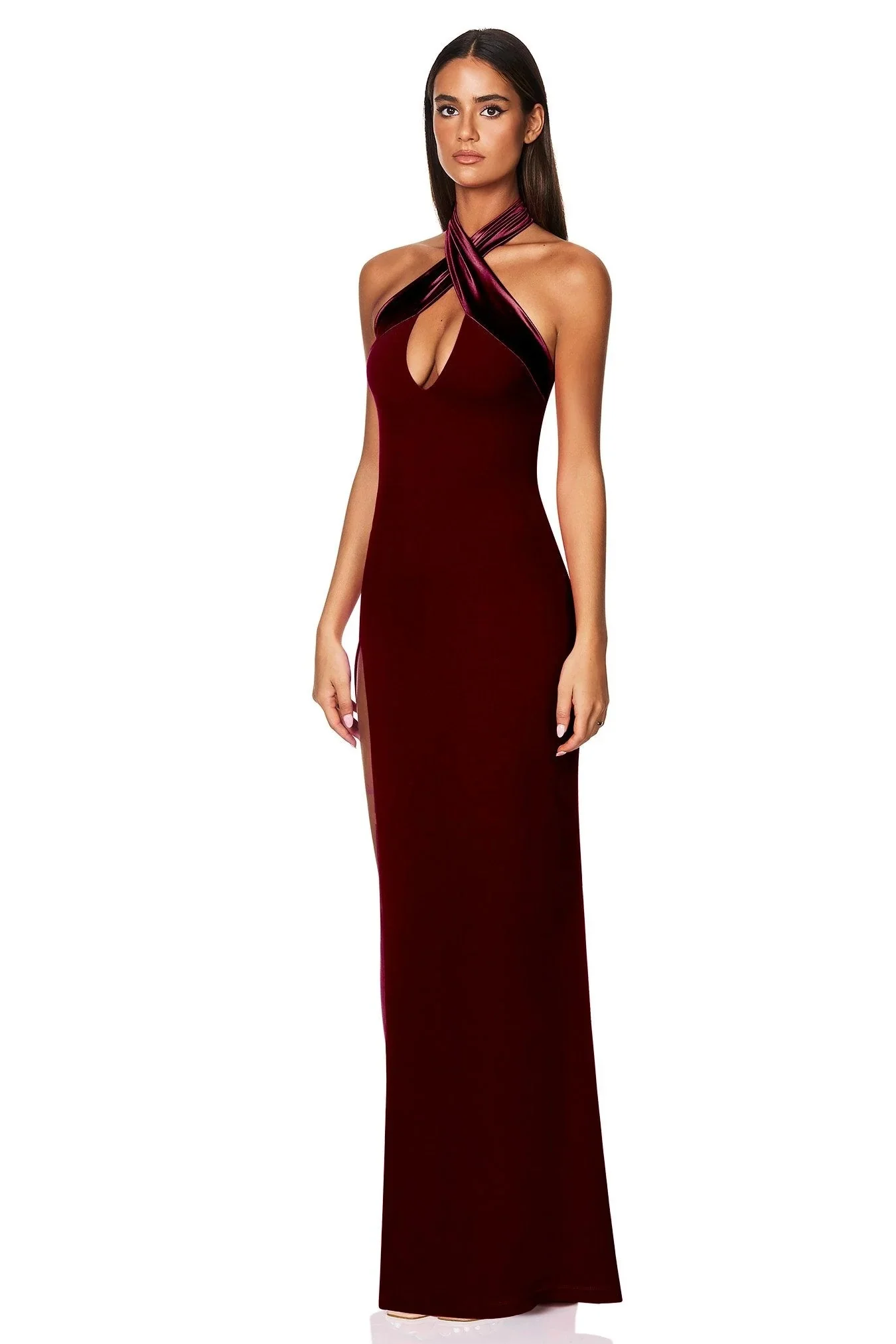 Nookie Renaissance Gown - Wine - Image 3