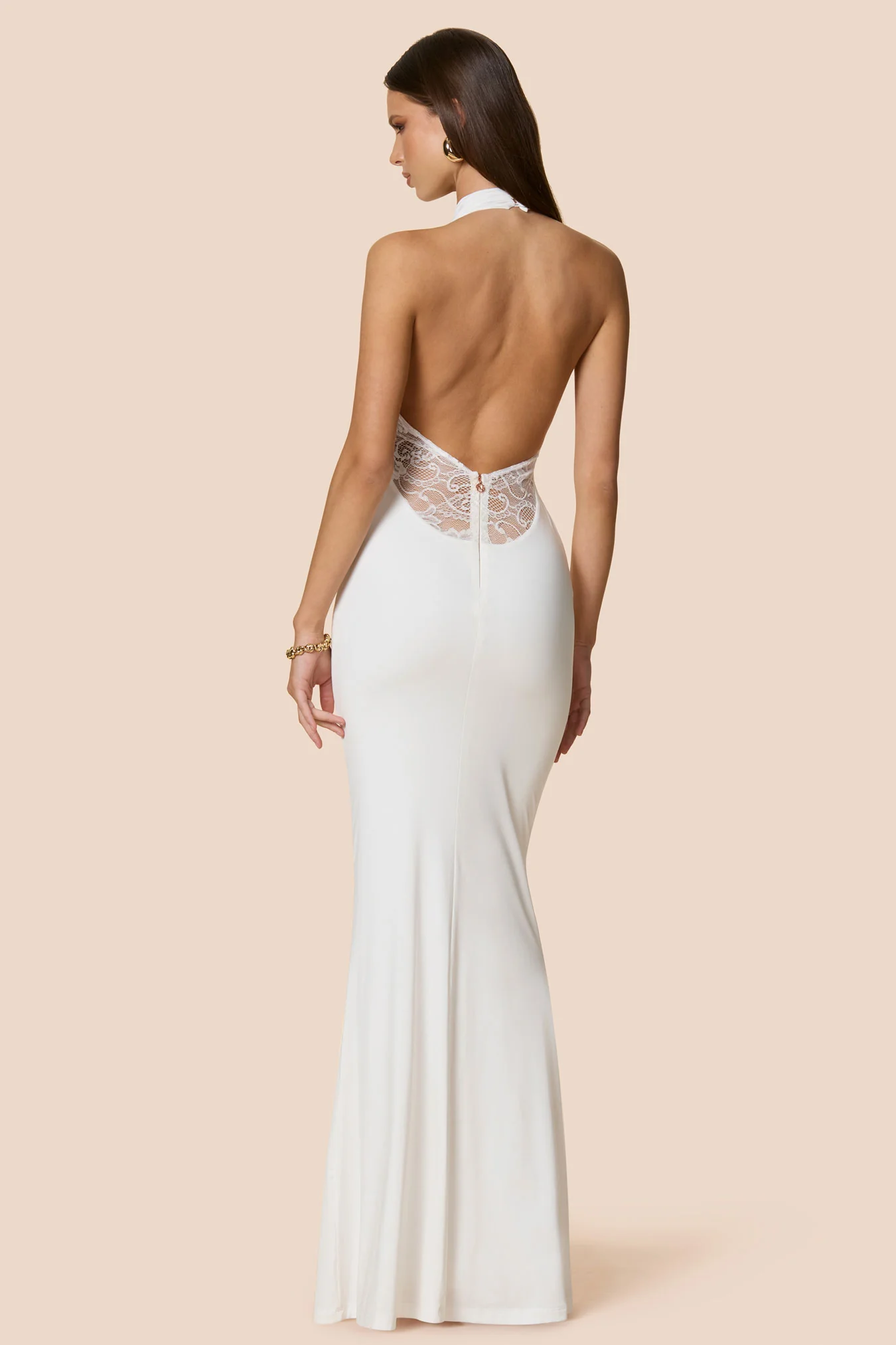 Nookie Rhianna Halter Gown - Ivory - Image 2