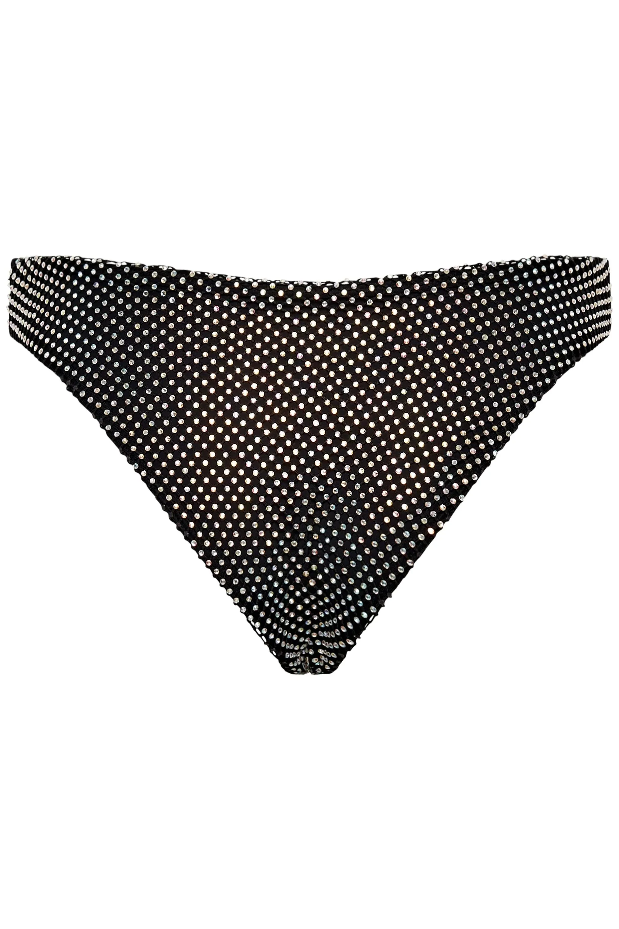 Nookie Rhinestone Rodeo Pant - Black - Image 3