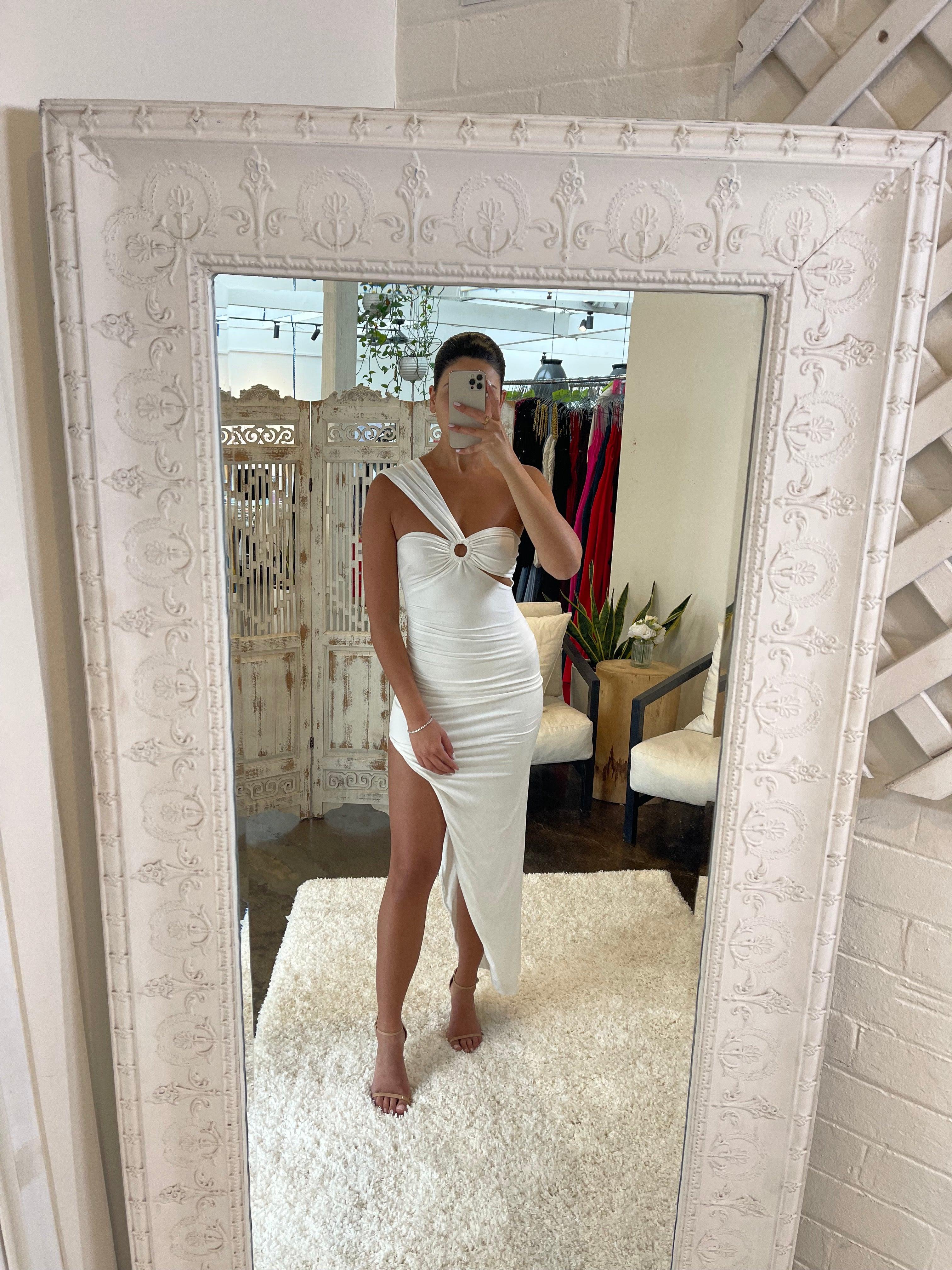 Nookie Riley Ring Maxi Dress - Ivory - Image 5