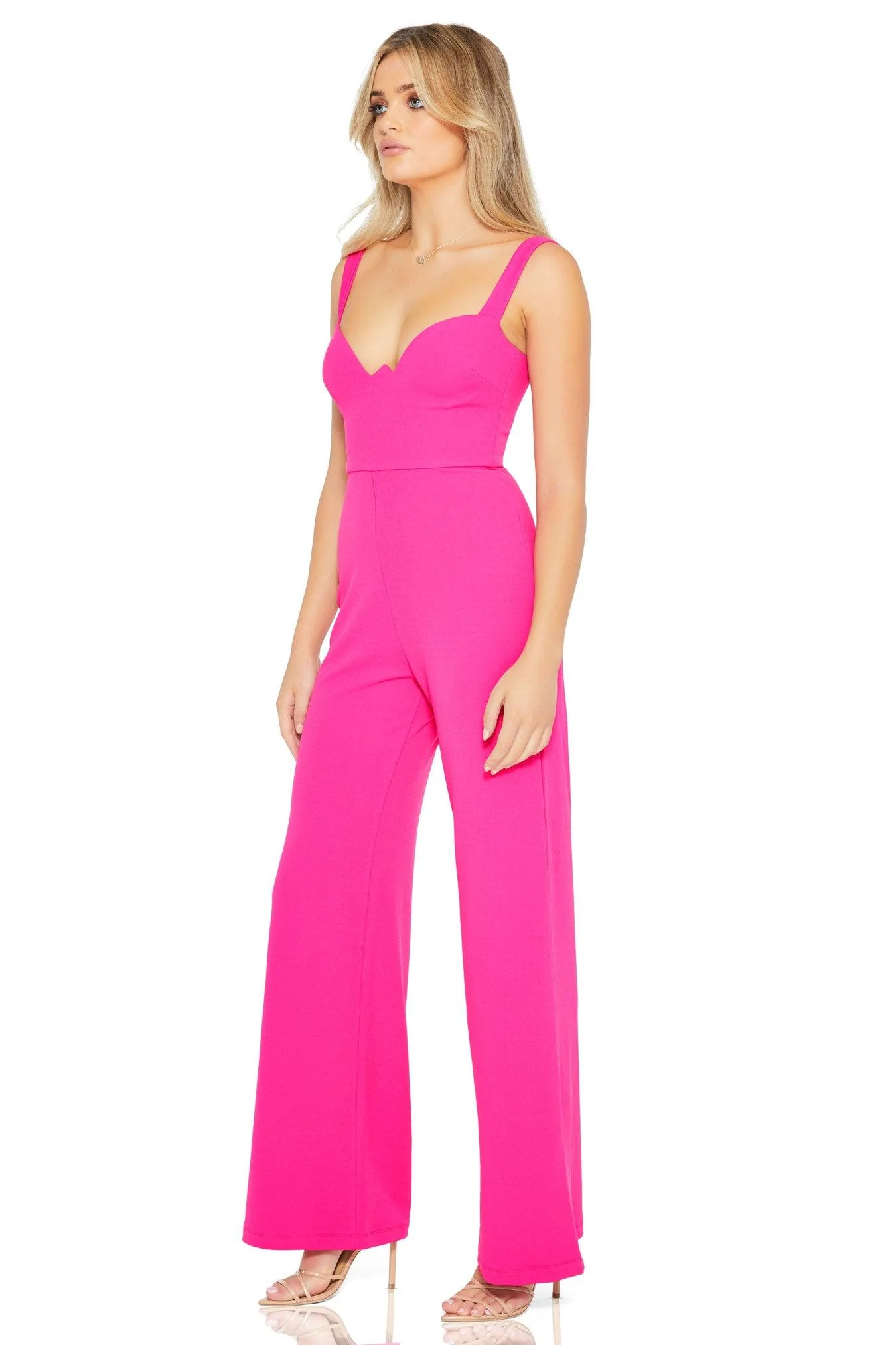 Nookie Romance Jumpsuit - Neon Pink - Image 3
