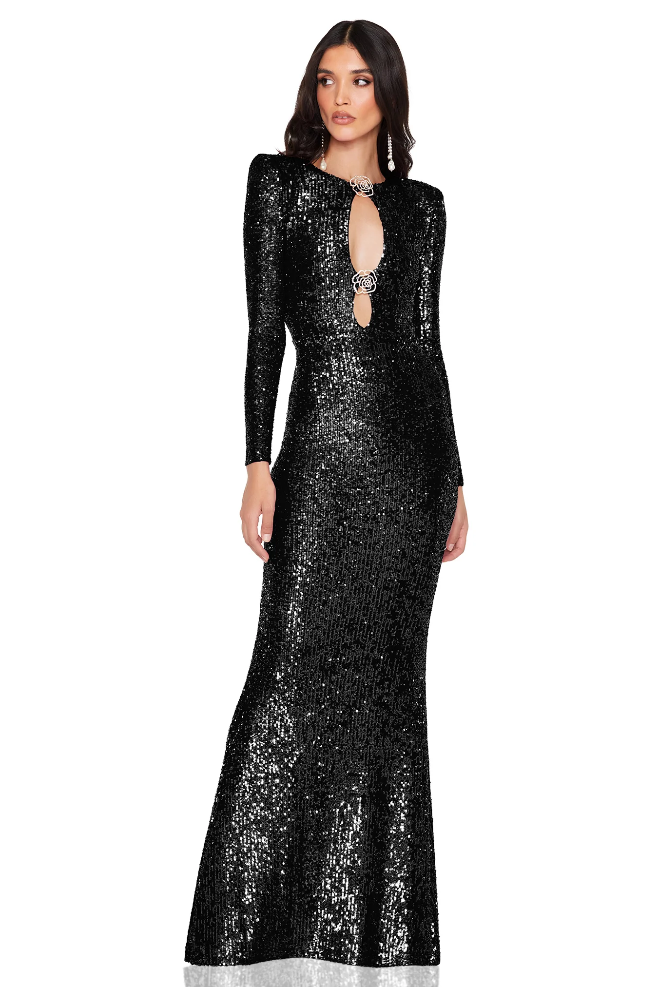 Nookie Rosalia LS Gown - Black - Image 3