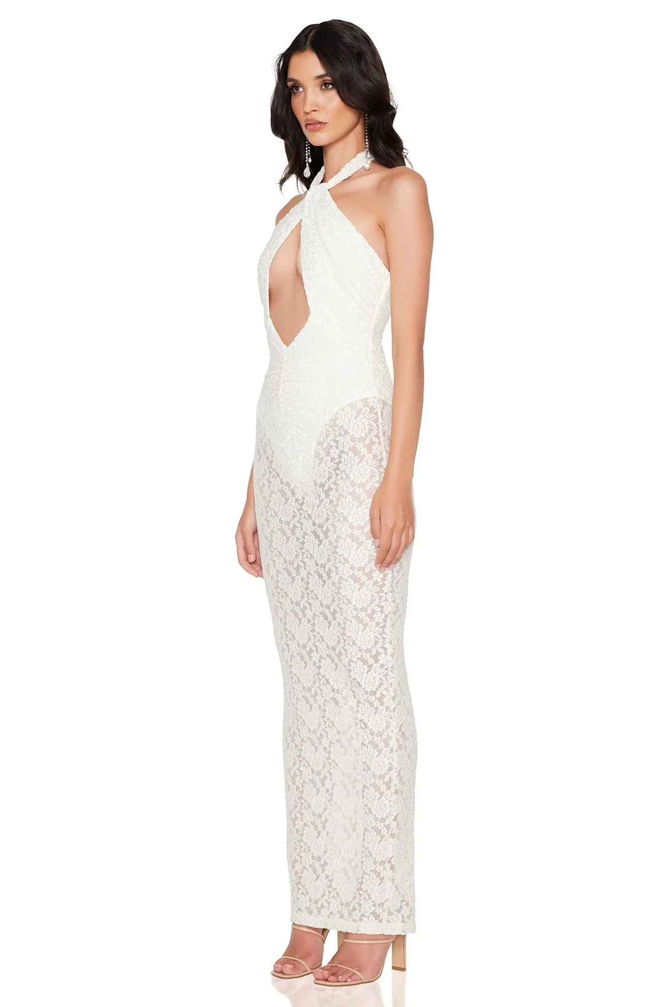 Nookie Roxana Halter Gown - Unlined Ivory - Image 3