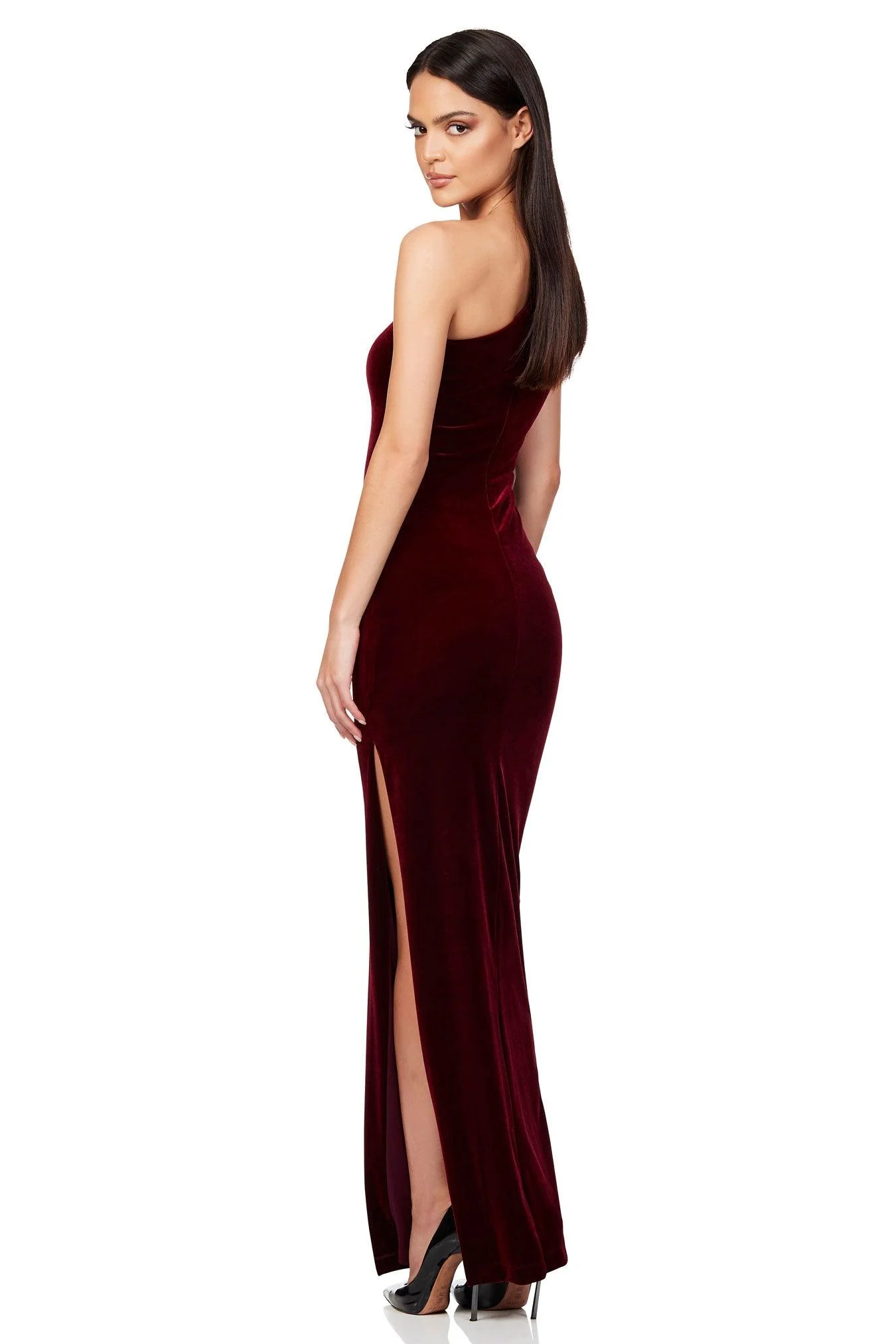 Nookie Rumi Gown - Wine - Image 2