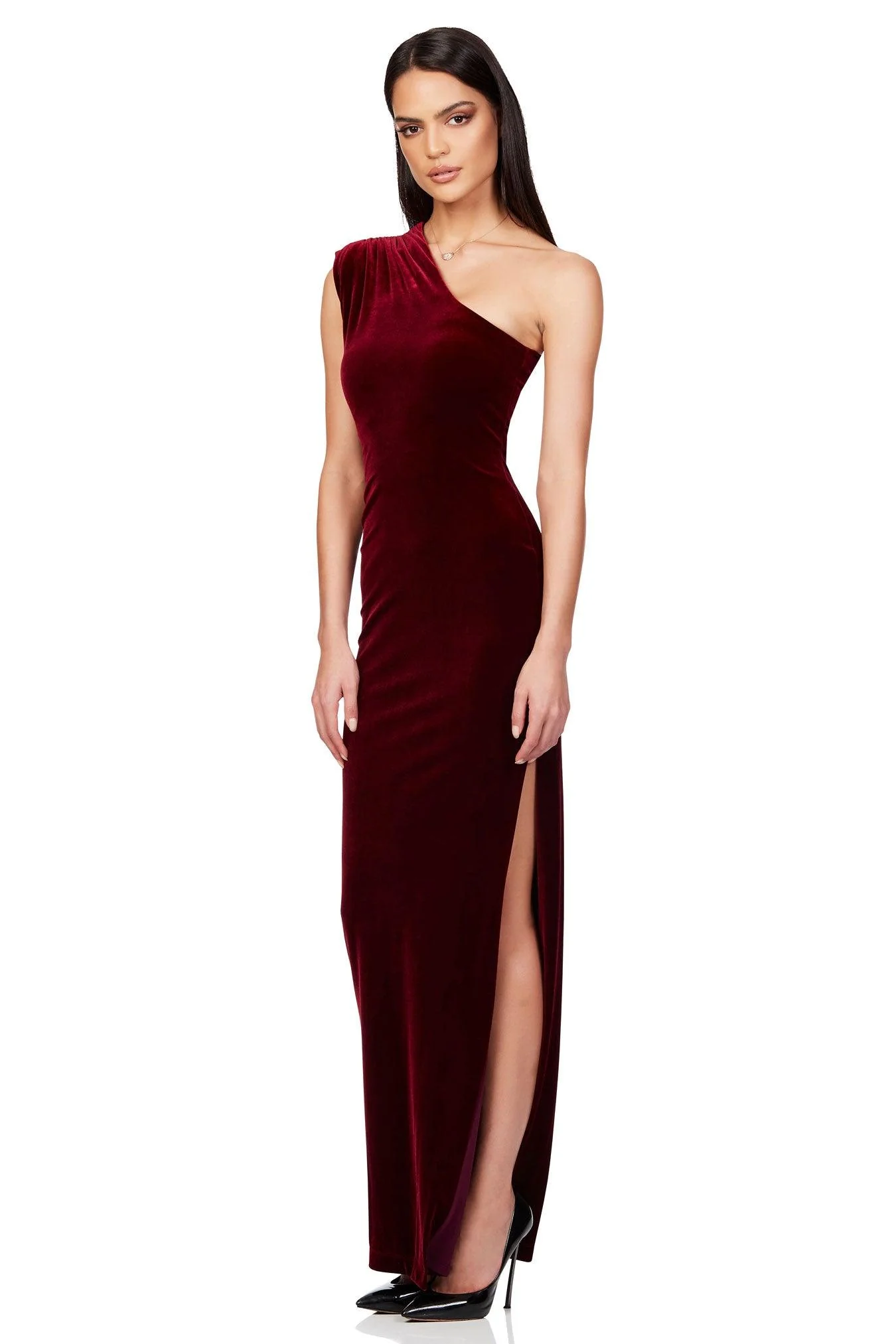 Nookie Rumi Gown - Wine - Image 3