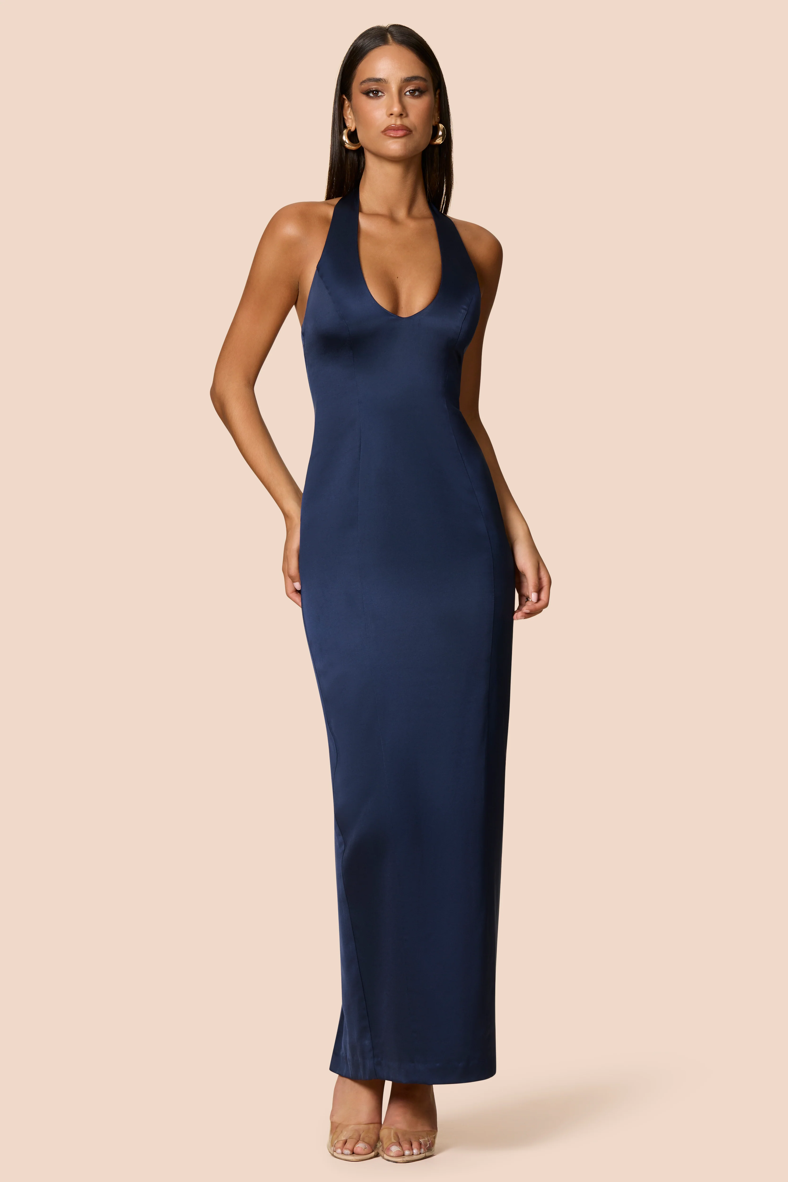 Nookie Sabine Maxi Dress - Navy - Image 3