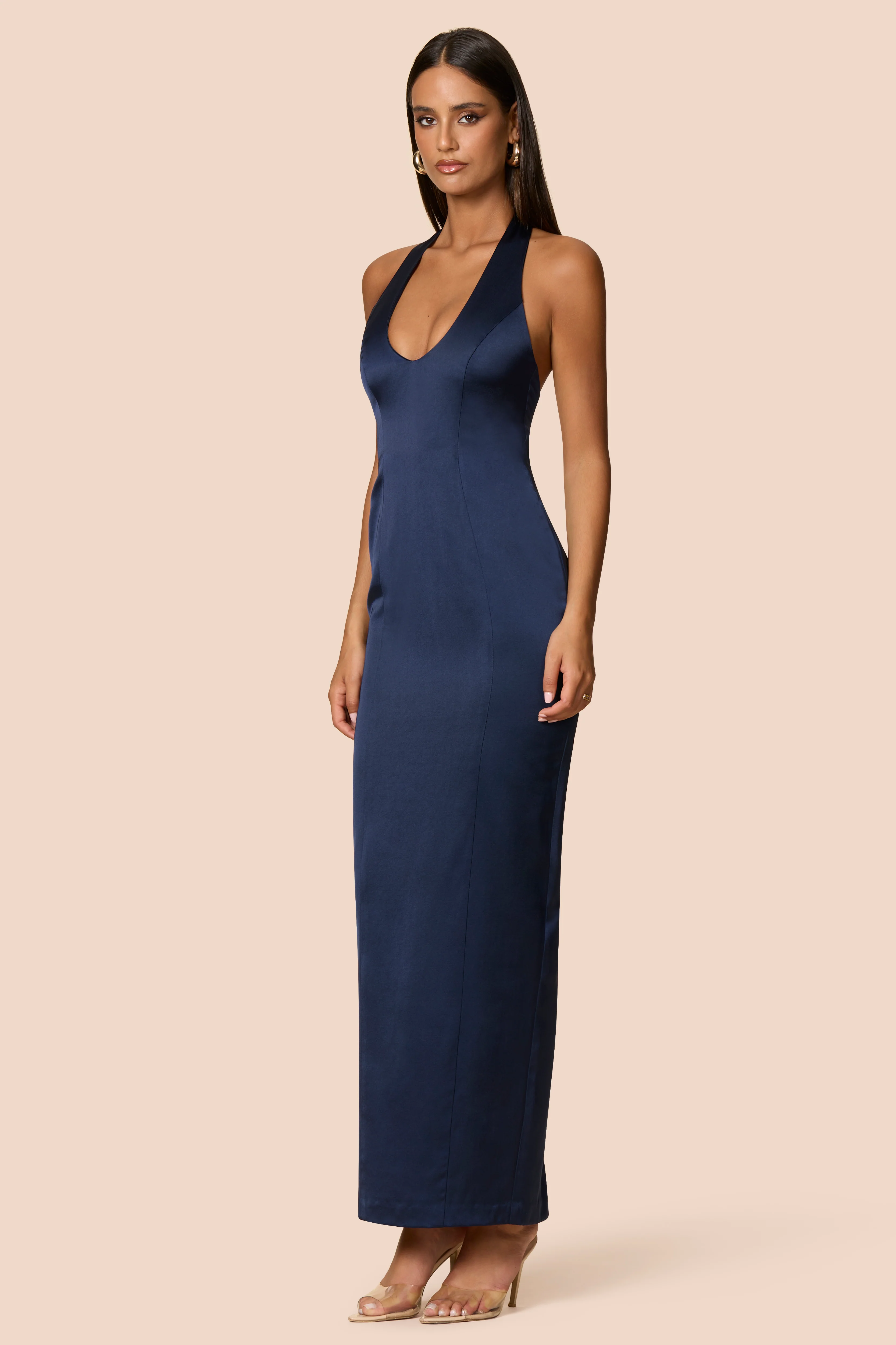 Nookie Sabine Maxi Dress - Navy - Image 4