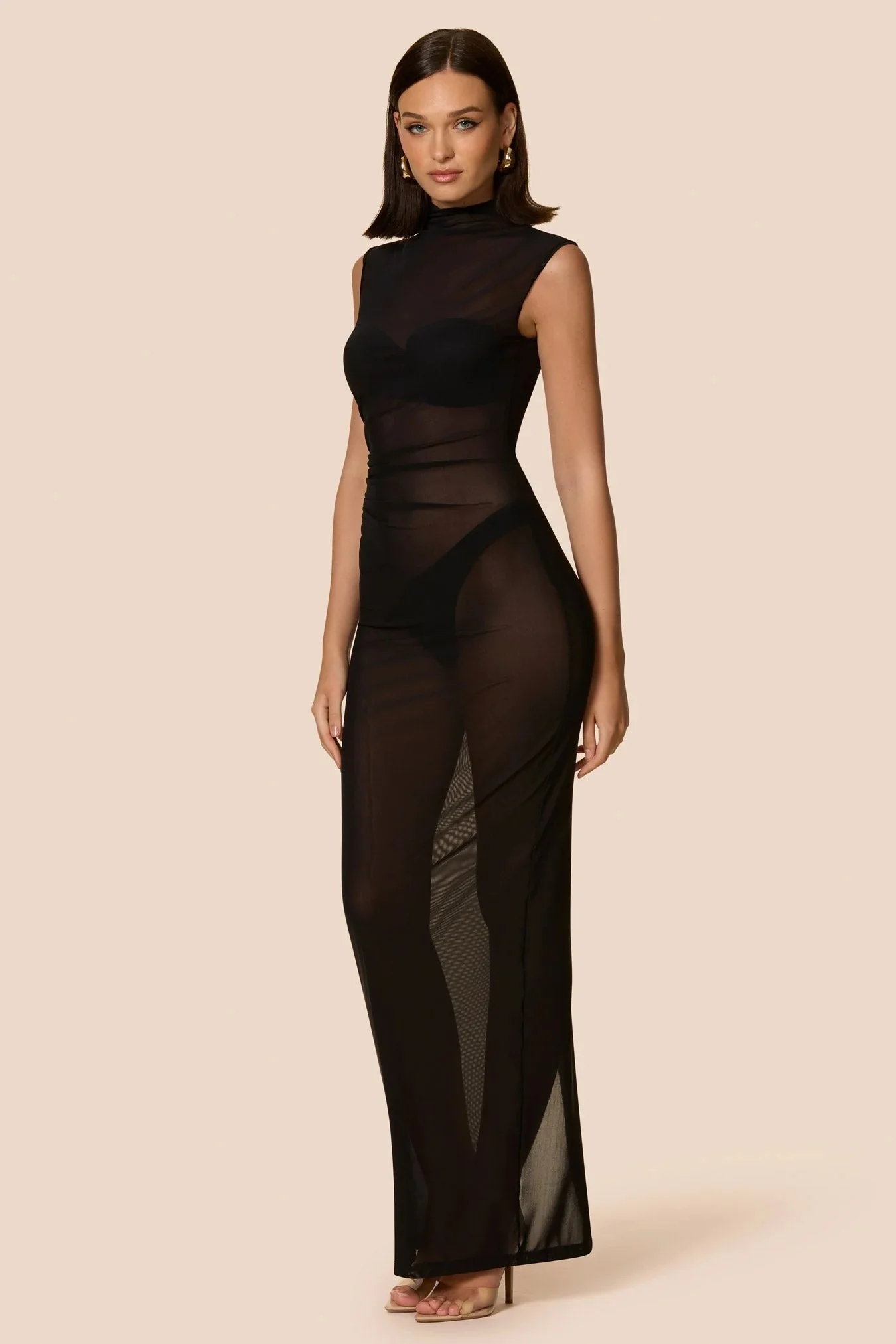 Nookie Saint Maxi Dress - Black - Image 3