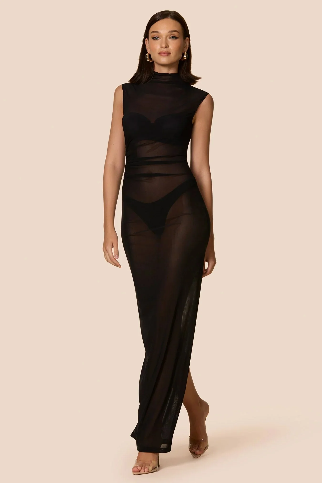 Nookie Saint Maxi Dress - Black - Image 4