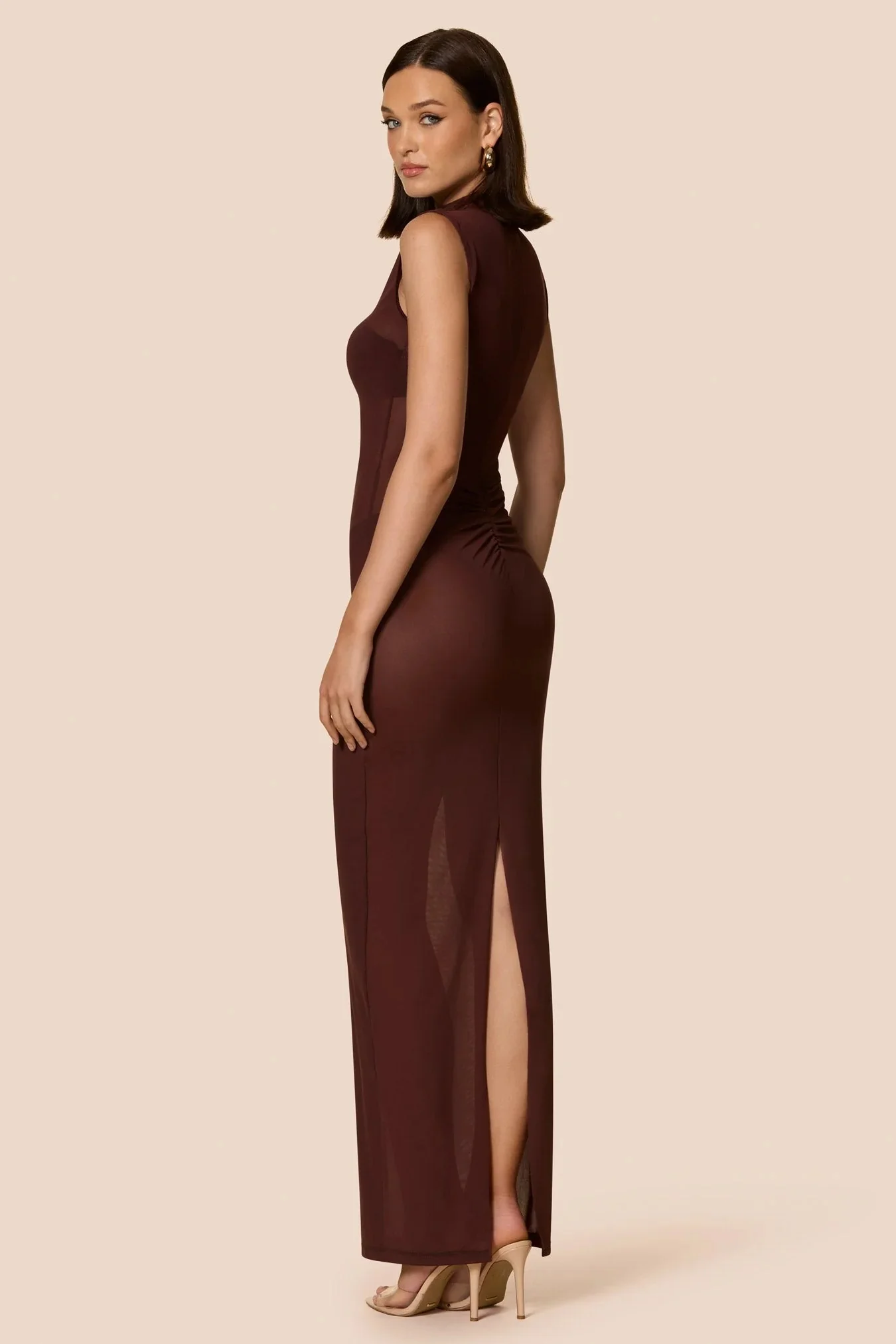 Nookie Saint Maxi Dress - Cocoa - Image 2