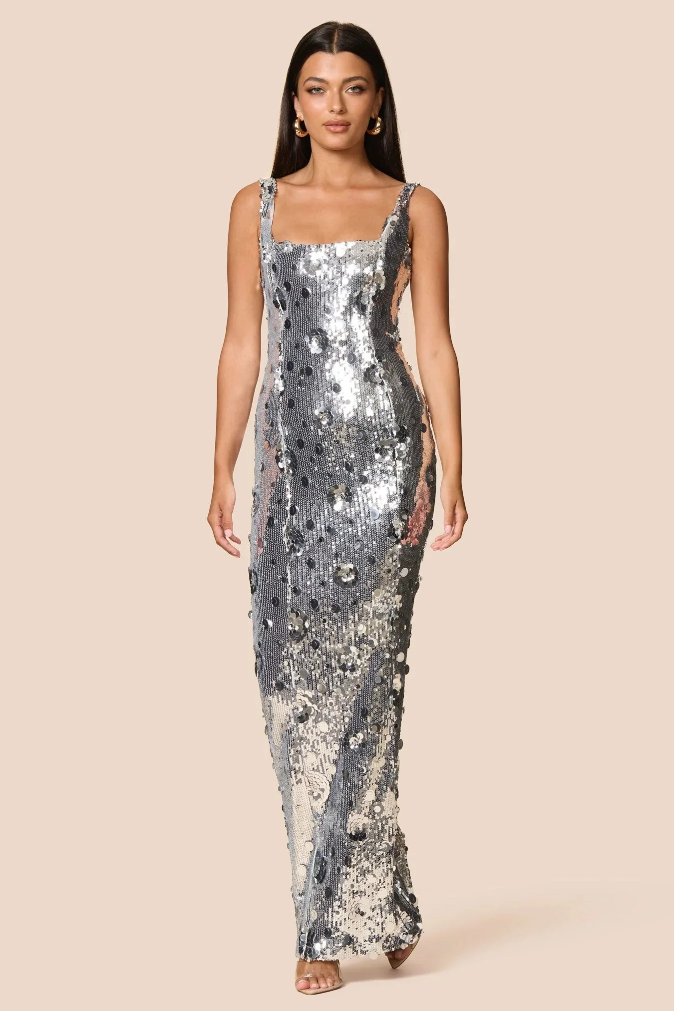 Nookie Seraphine Gown - Silver - Image 4