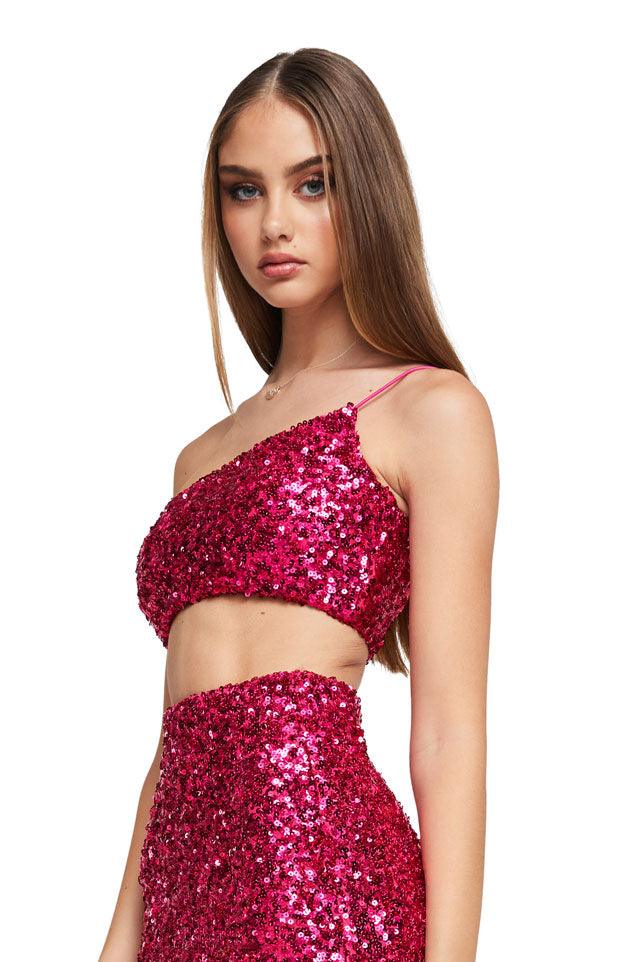 Nookie Smoke Show Crop - Pink - Image 5