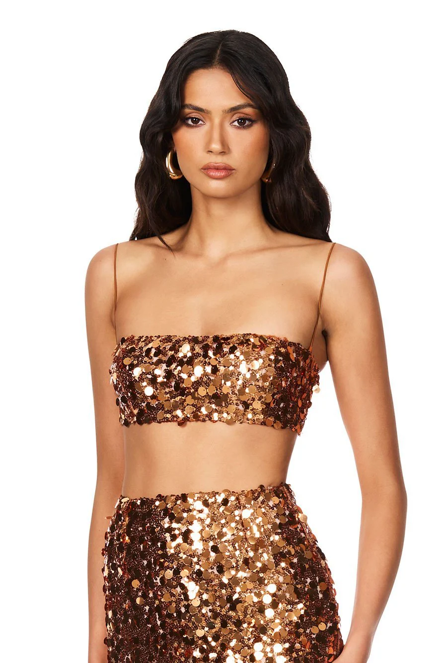Nookie Tyla Crop - Copper - Image 4