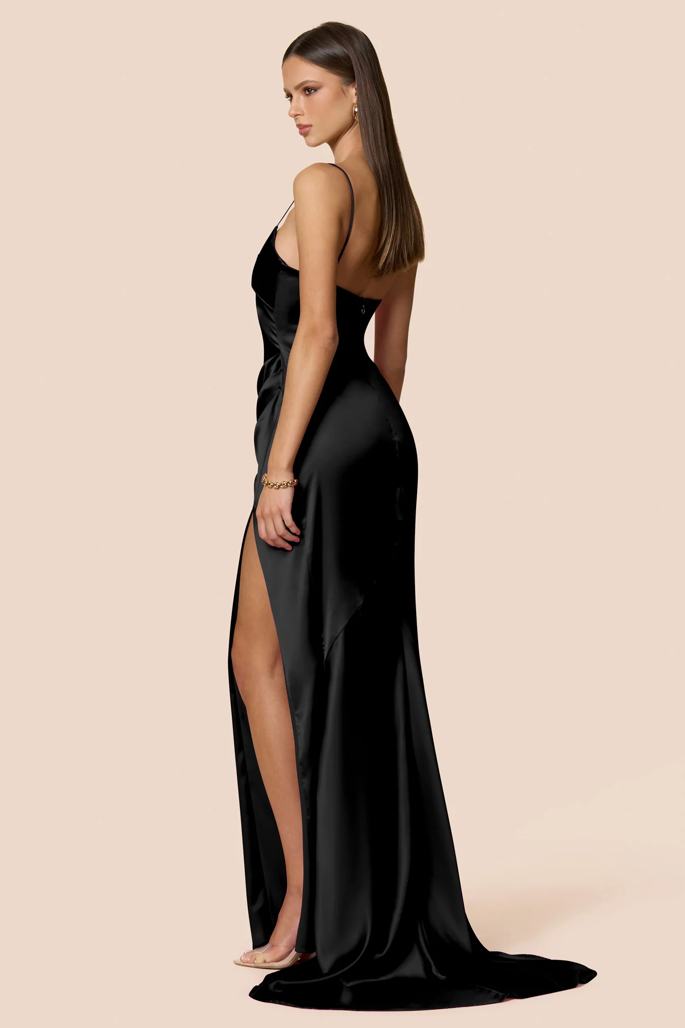 Nookie Valerie Gown - Black - Image 2