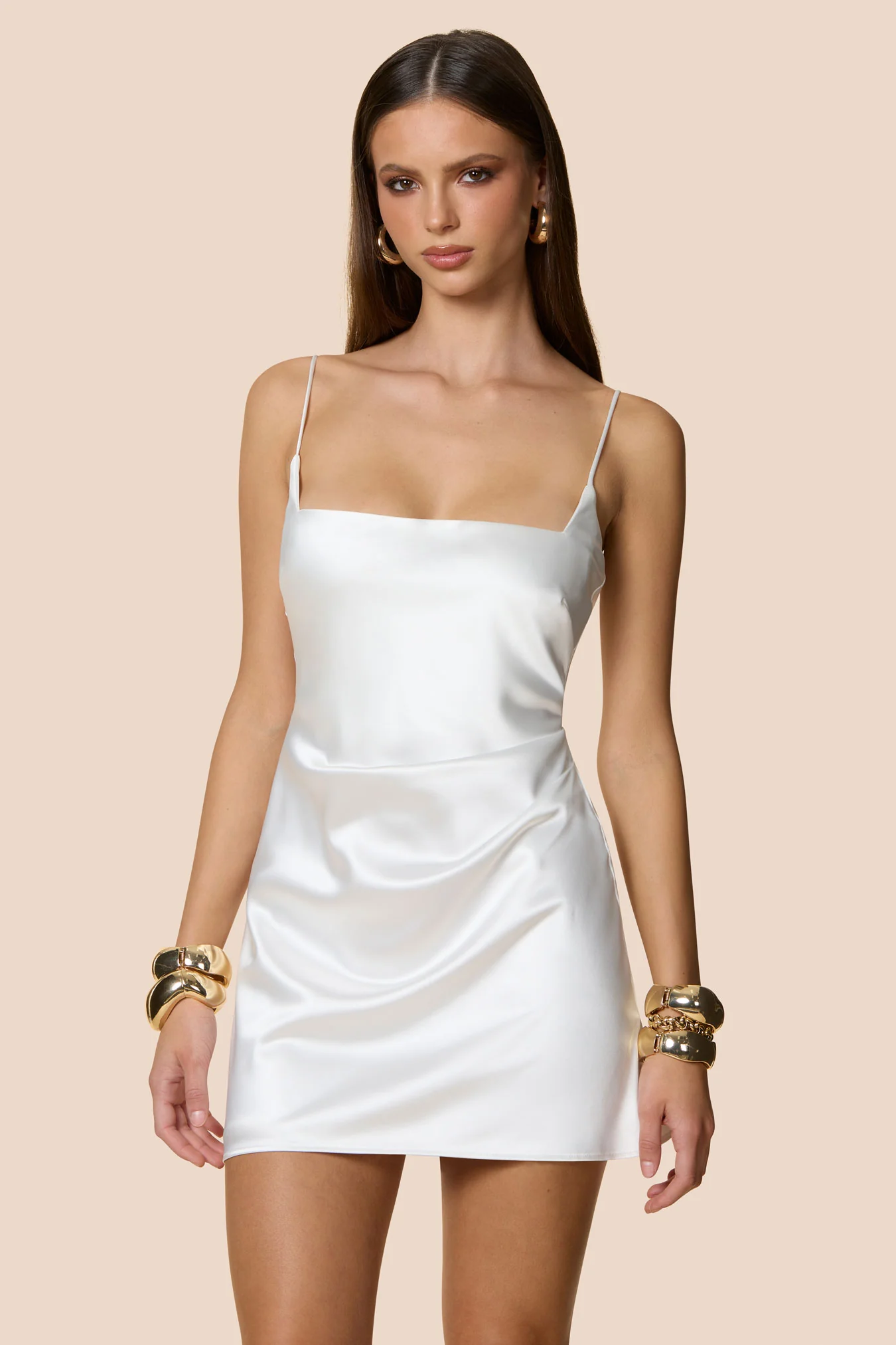 Nookie Valerie Mini Dress - Ivory - Image 4