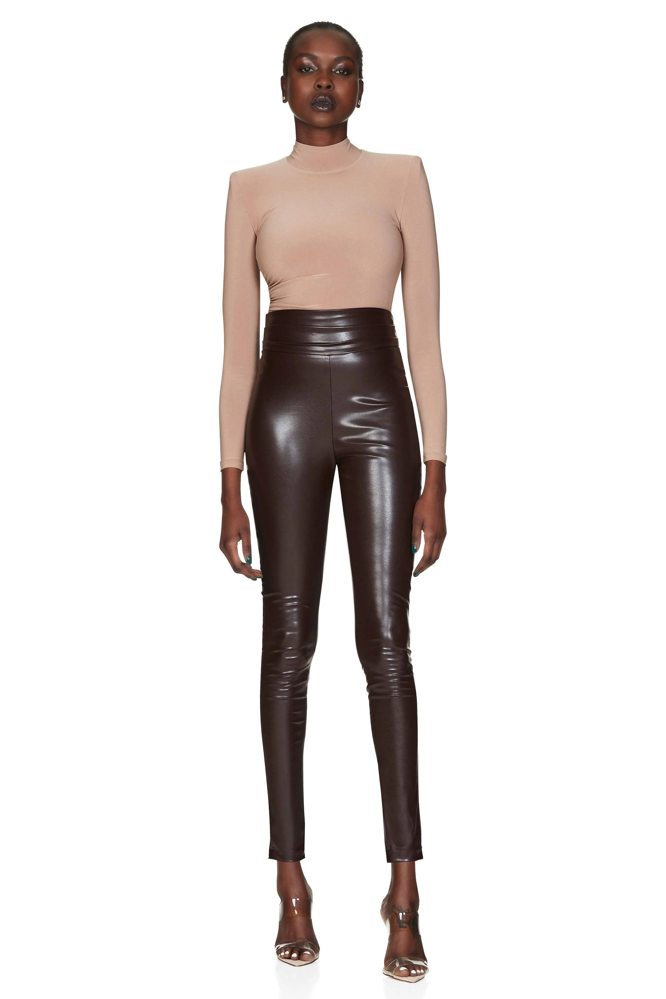 Nookie Viktoria Pants - Chocolate Matte - Image 2