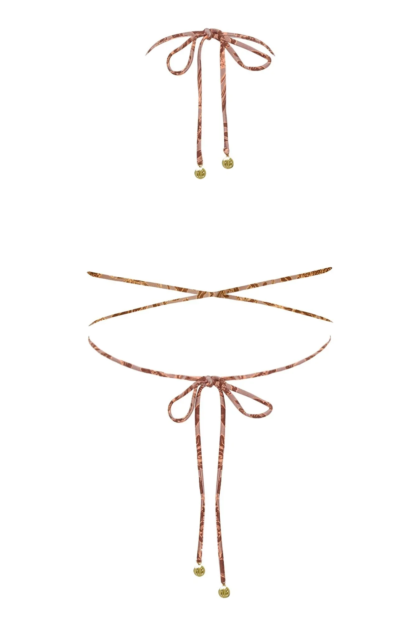 Nookie Wild At Heart Wrap Tri - Mocha - Image 4