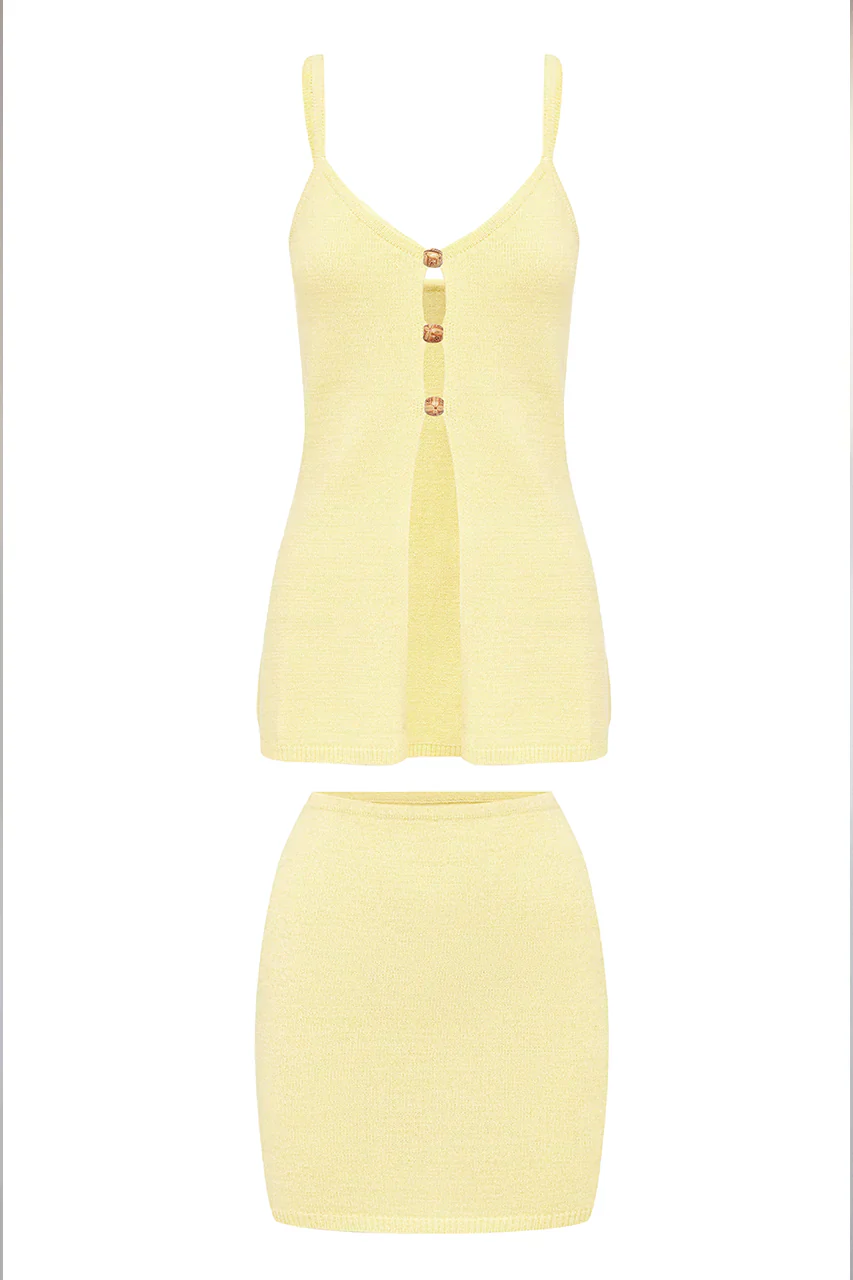 Norma Low Rise Skirt - Butter - Image 3