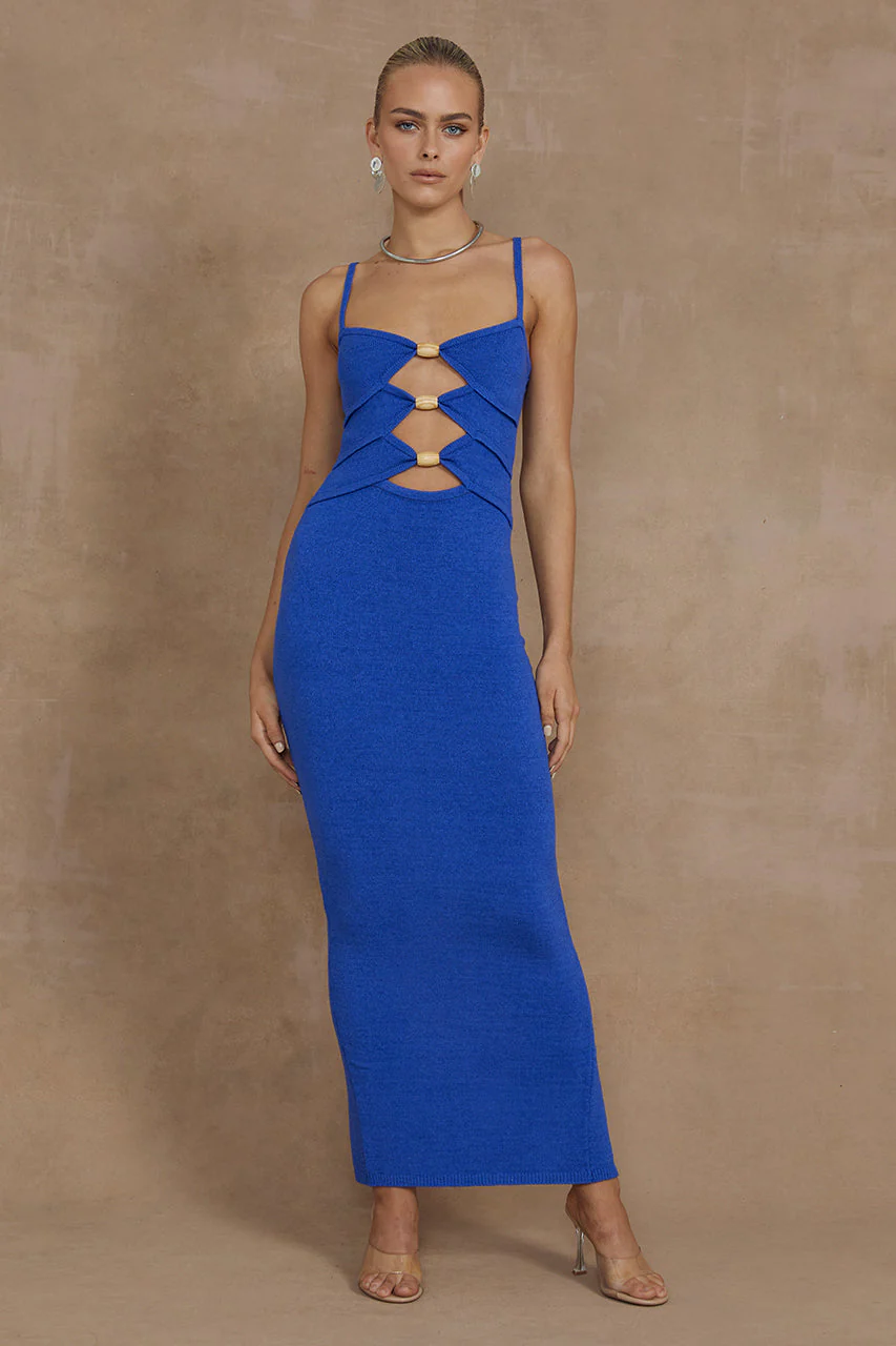 Norma Midi Dress - Royal - Image 3