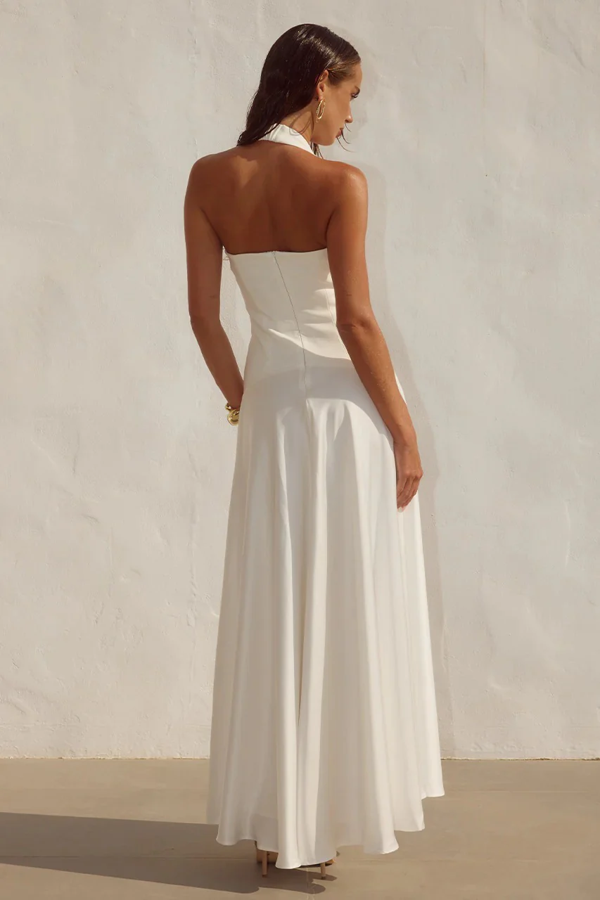 Odina Maxi Dress - Ivory - Image 2