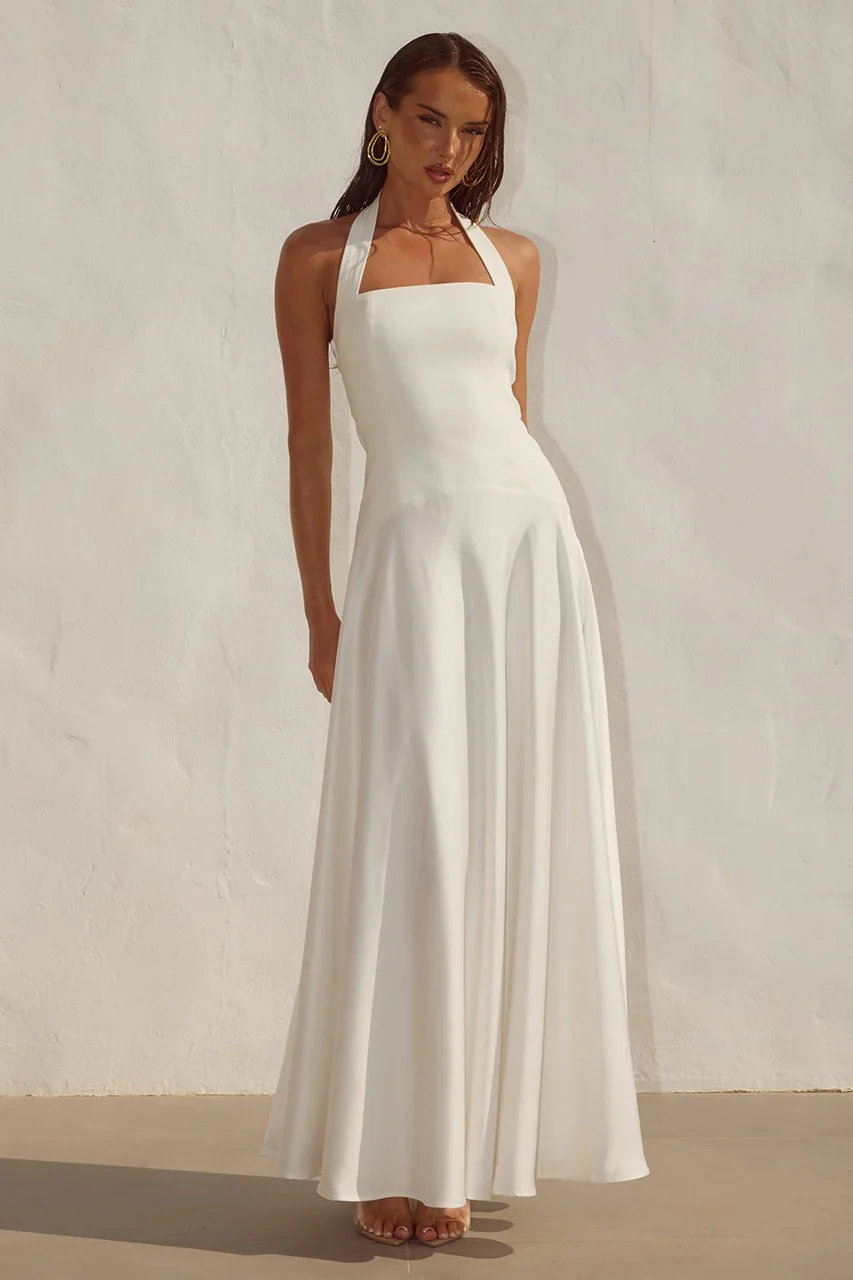 Odina Maxi Dress - Ivory - Image 3