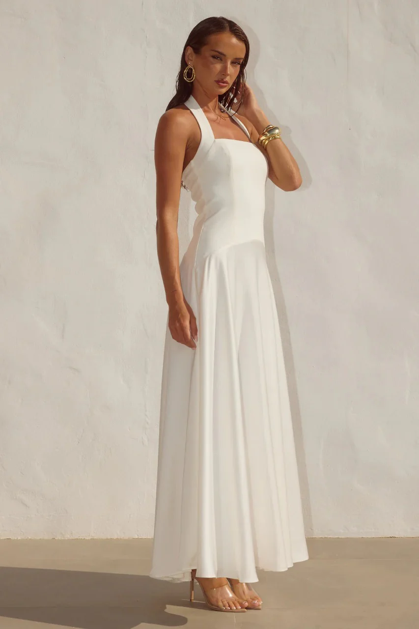 Odina Maxi Dress - Ivory - Image 4