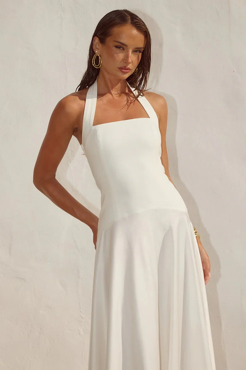 Odina Maxi Dress - Ivory - Image 5