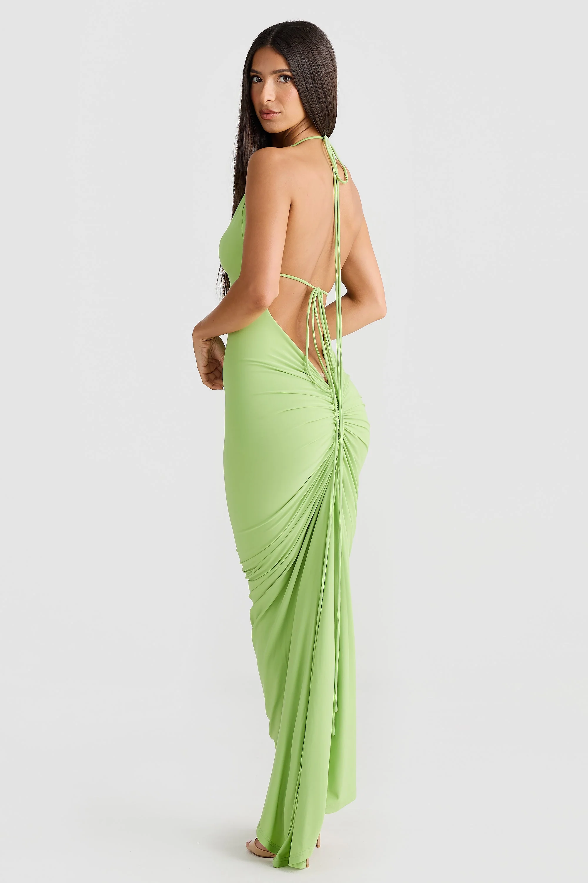 Olivia Dress - Lime - Image 3